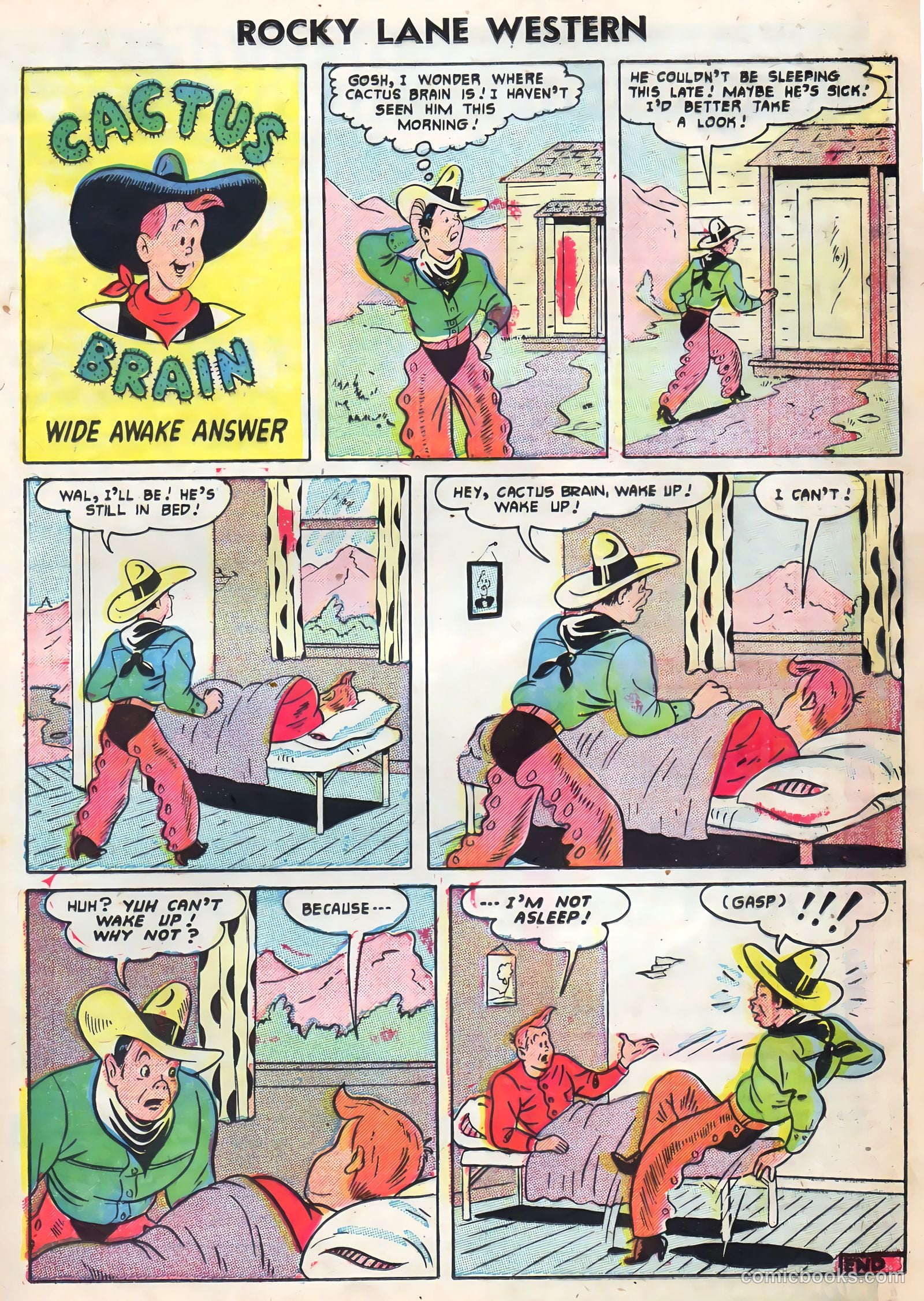Rocky Lane Western #72 — page 21 of 36