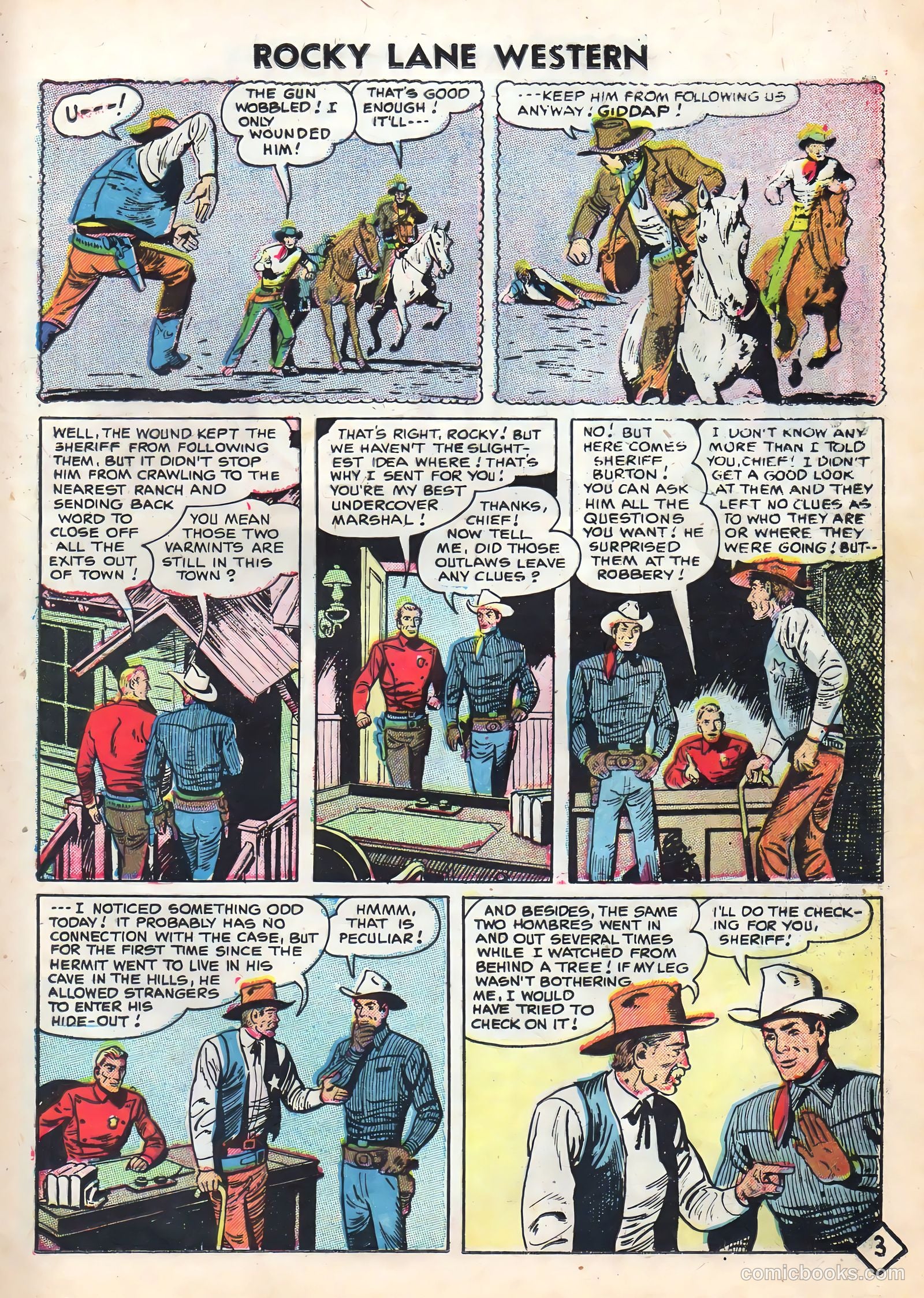 Rocky Lane Western #72 — page 25 of 36