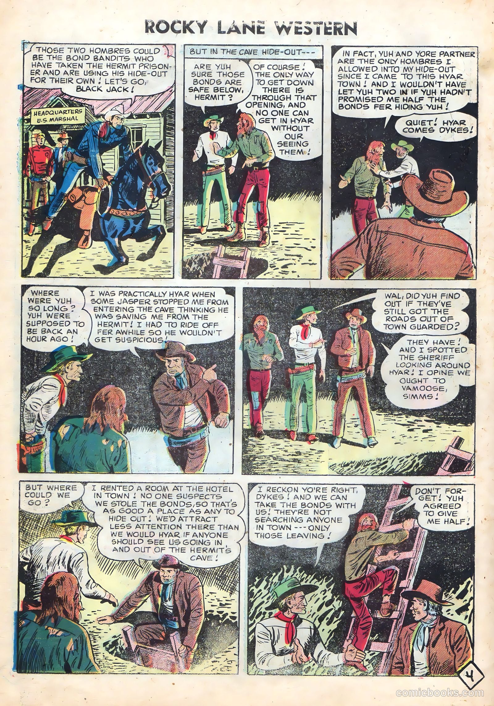 Rocky Lane Western #72 — page 26 of 36