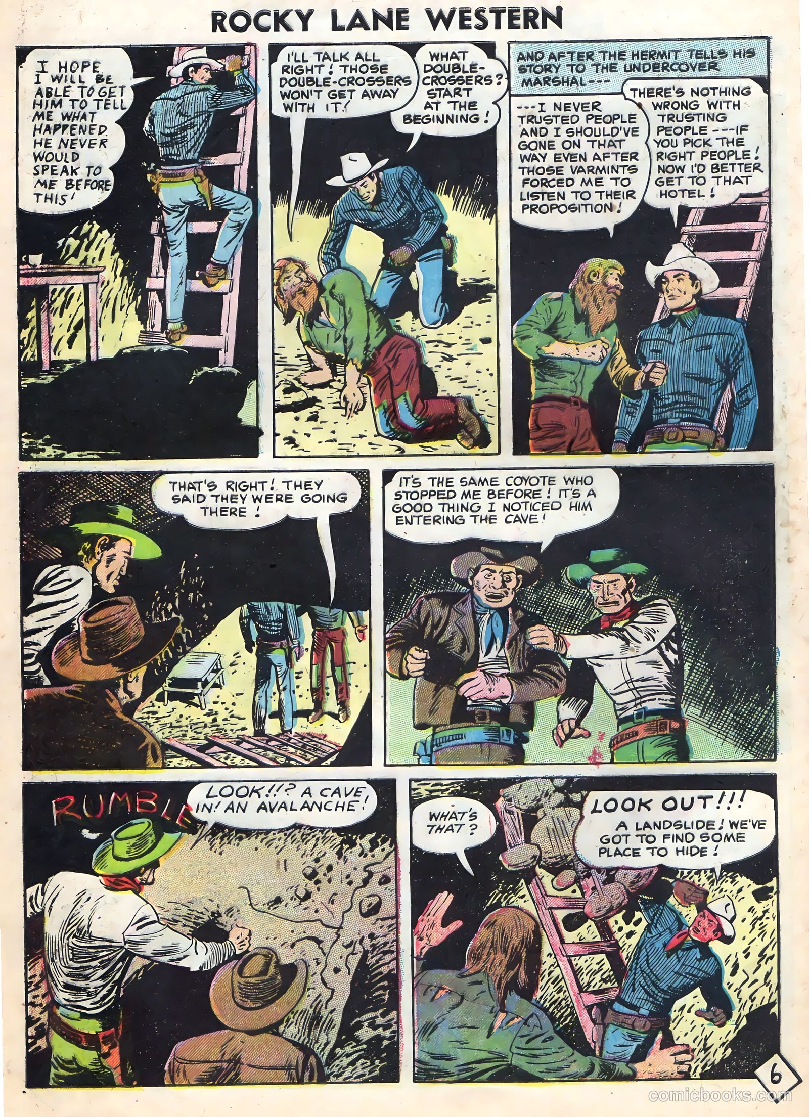 Rocky Lane Western #72 — page 28 of 36