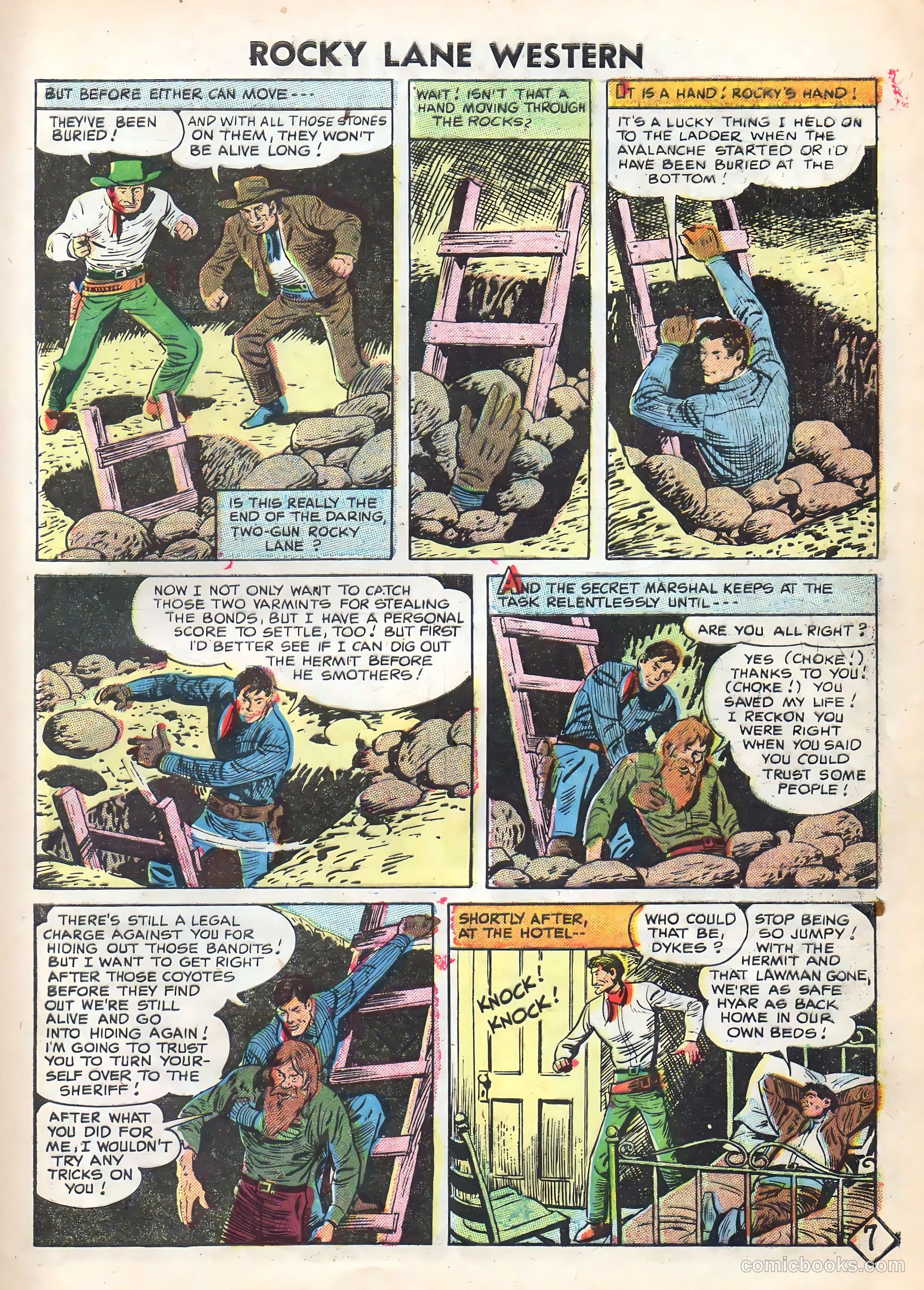 Rocky Lane Western #72 — page 29 of 36