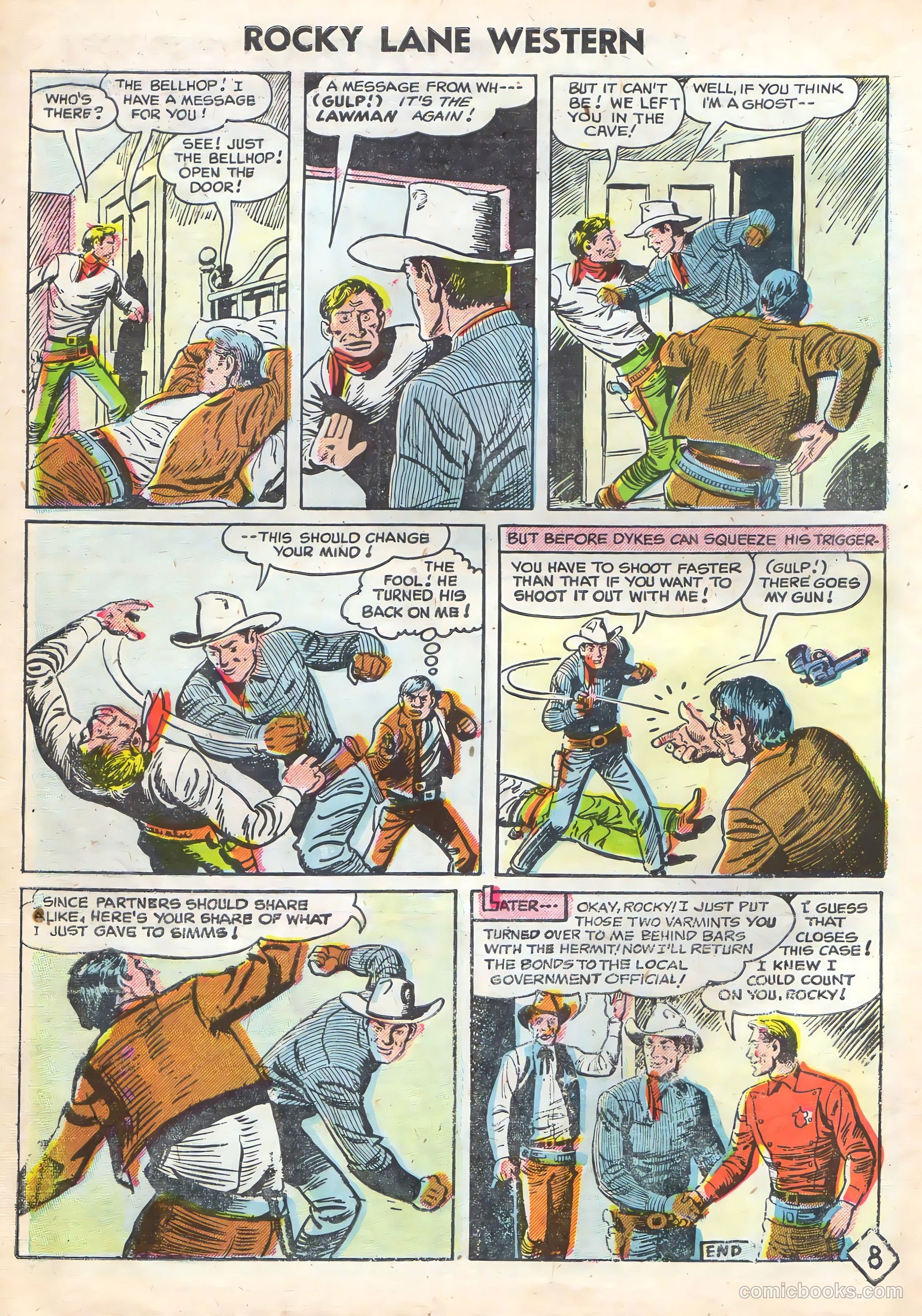 Rocky Lane Western #72 — page 30 of 36