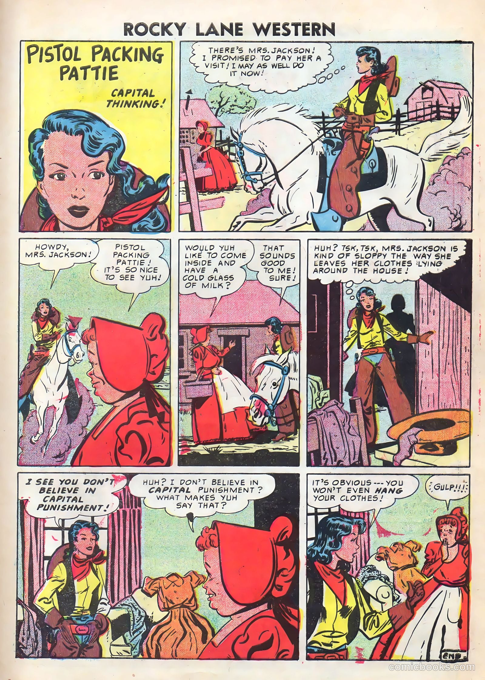 Rocky Lane Western #72 — page 33 of 36