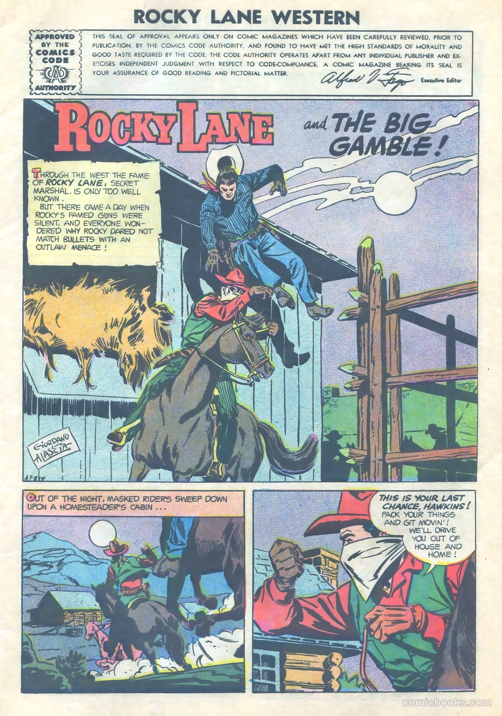 Rocky Lane Western #73 — page 3 of 36