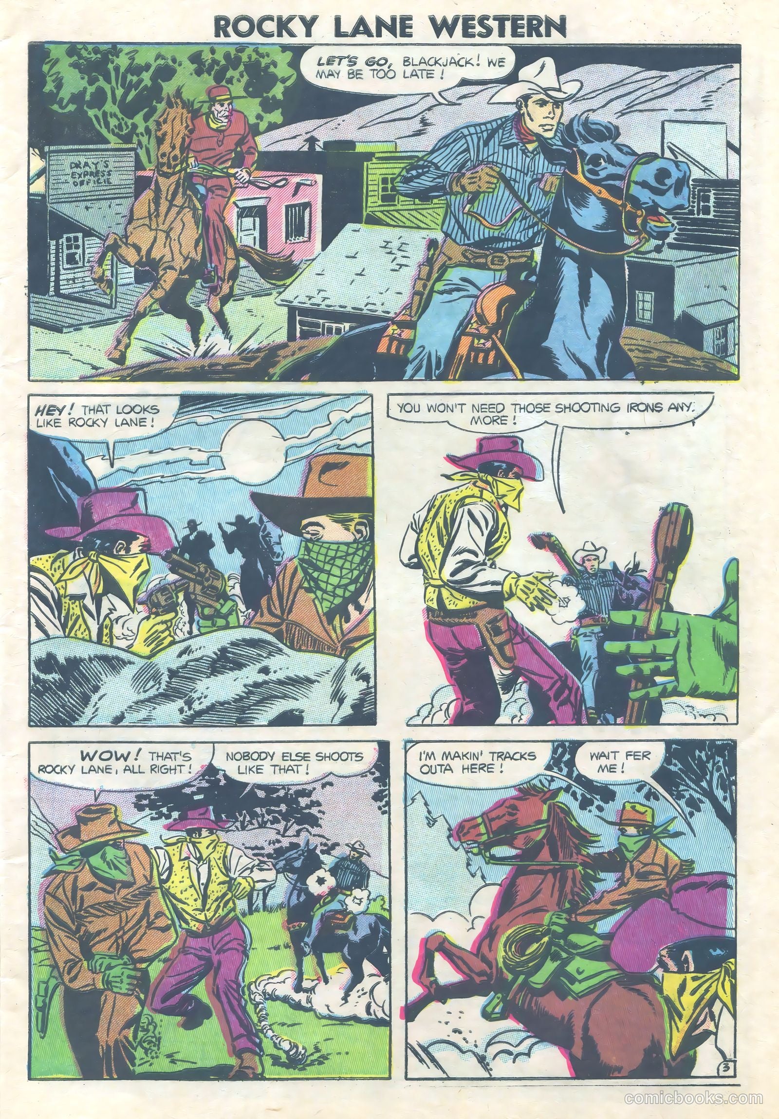 Rocky Lane Western #73 — page 5 of 36