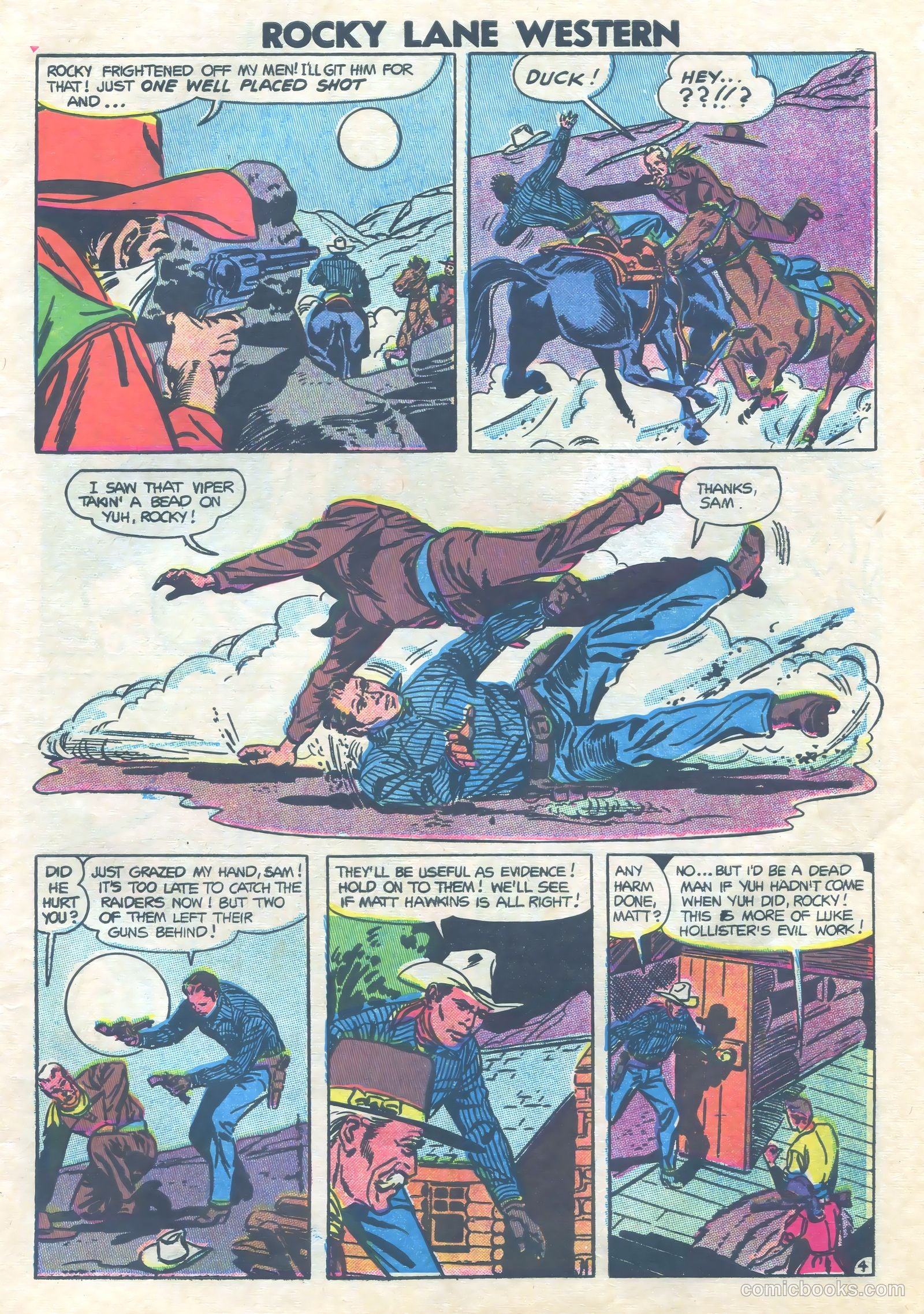 Rocky Lane Western #73 — page 7 of 36