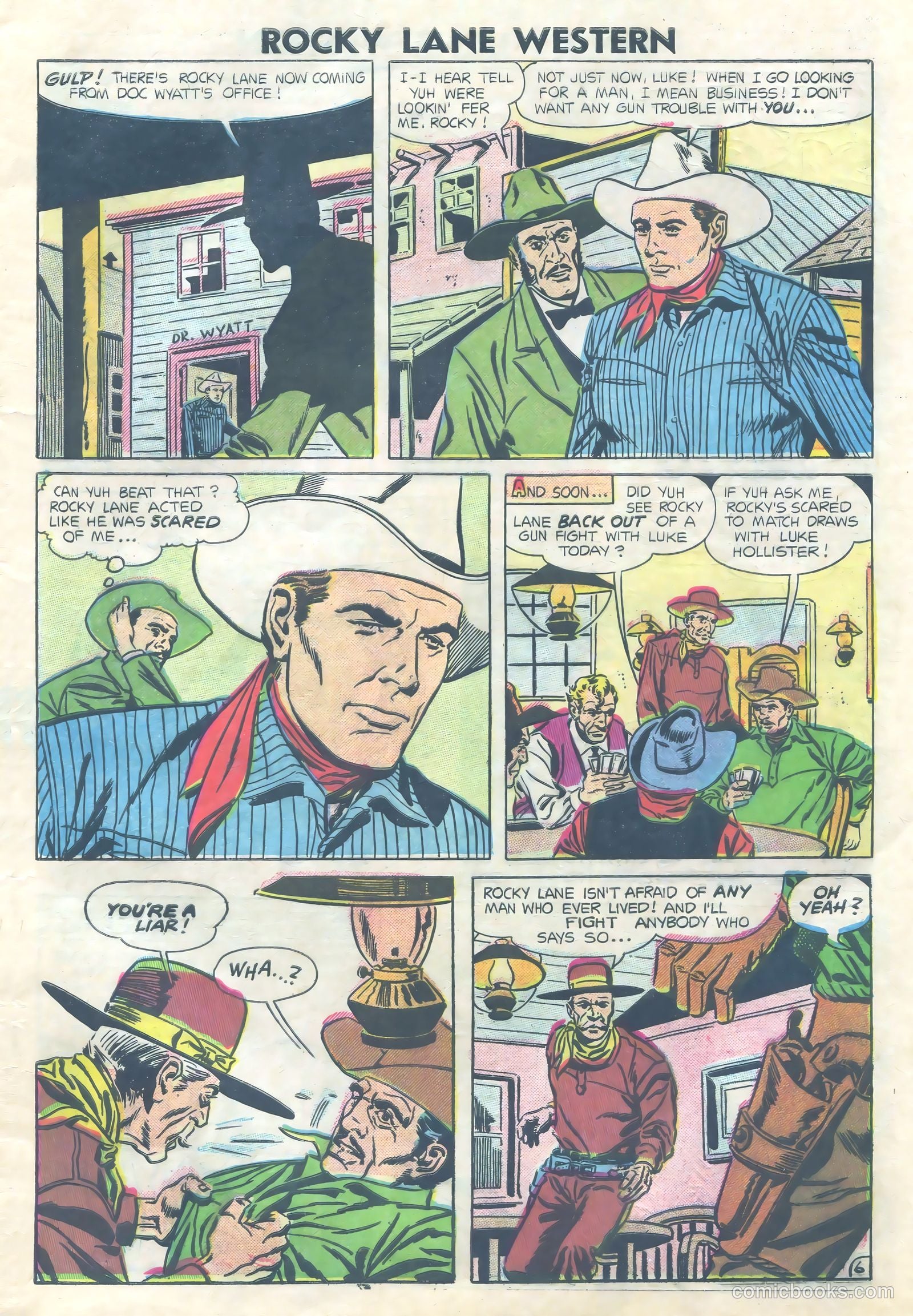 Rocky Lane Western #73 — page 9 of 36