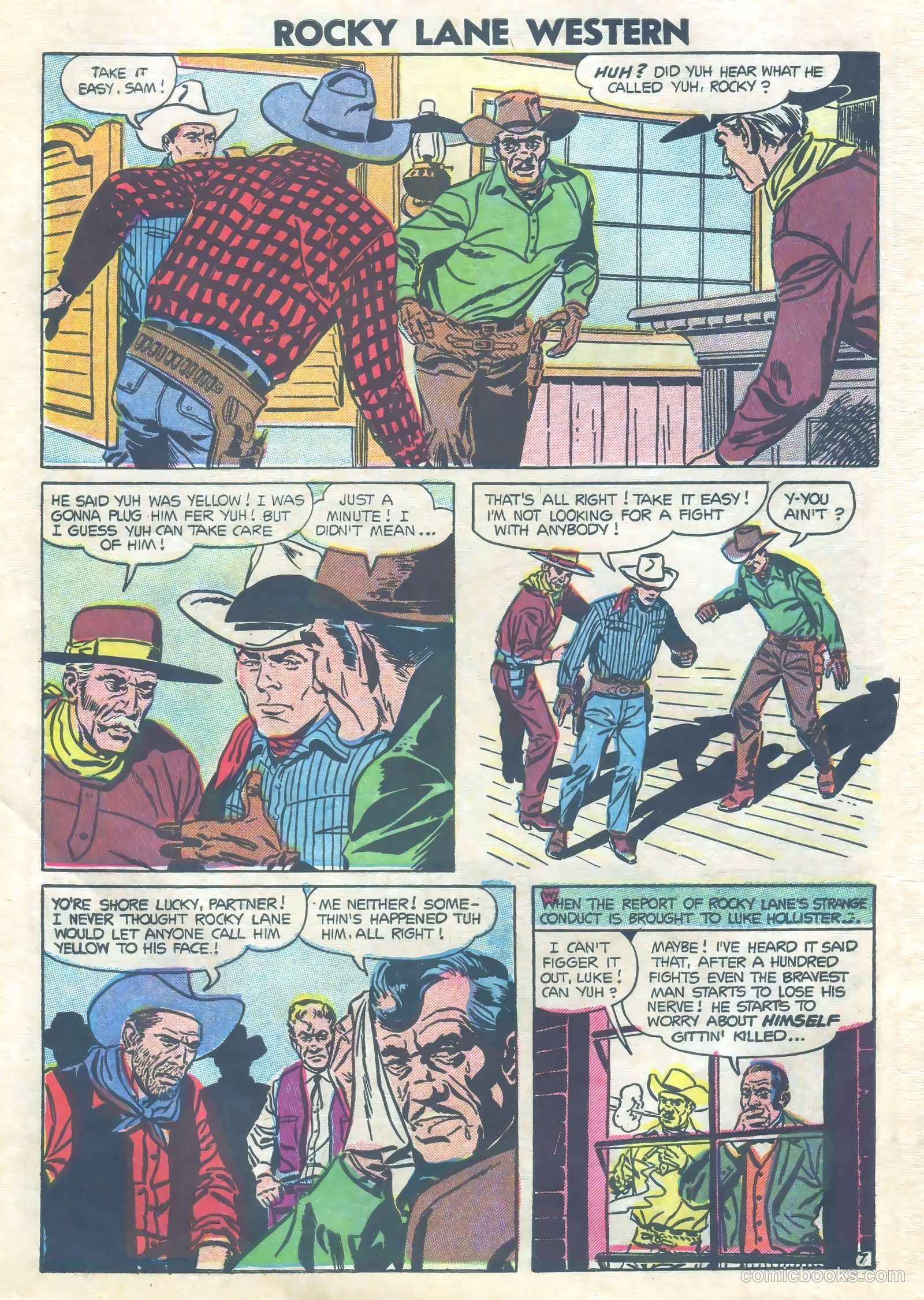 Rocky Lane Western #73 — page 10 of 36