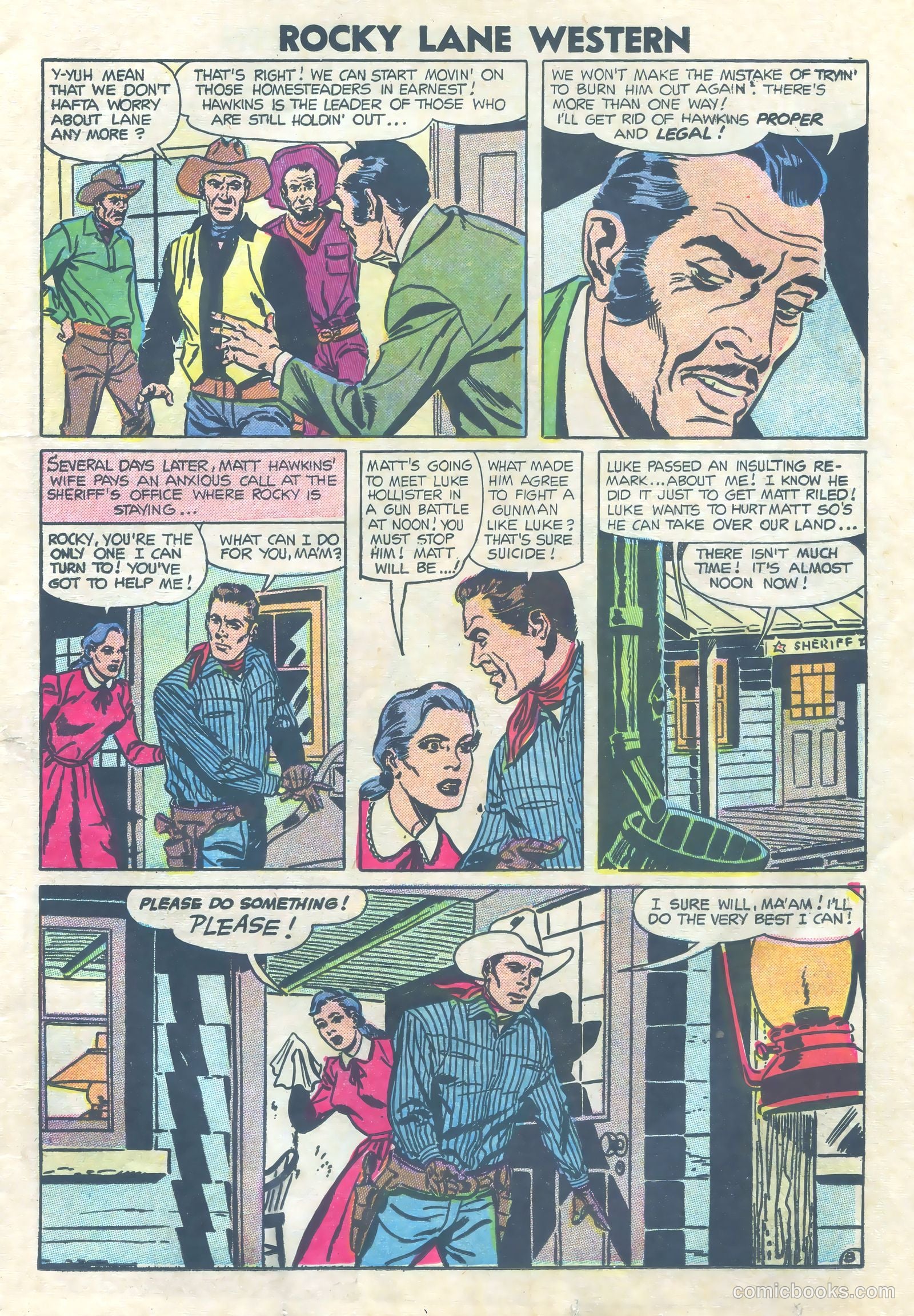 Rocky Lane Western #73 — page 11 of 36