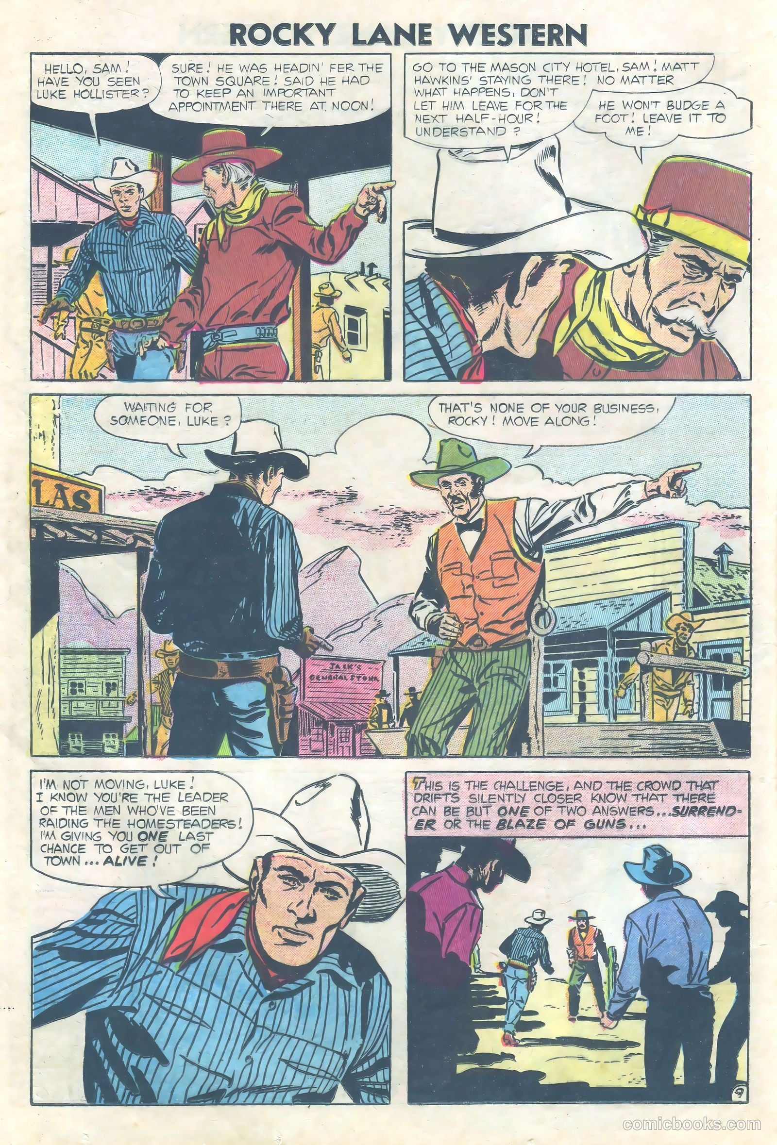 Rocky Lane Western #73 — page 12 of 36