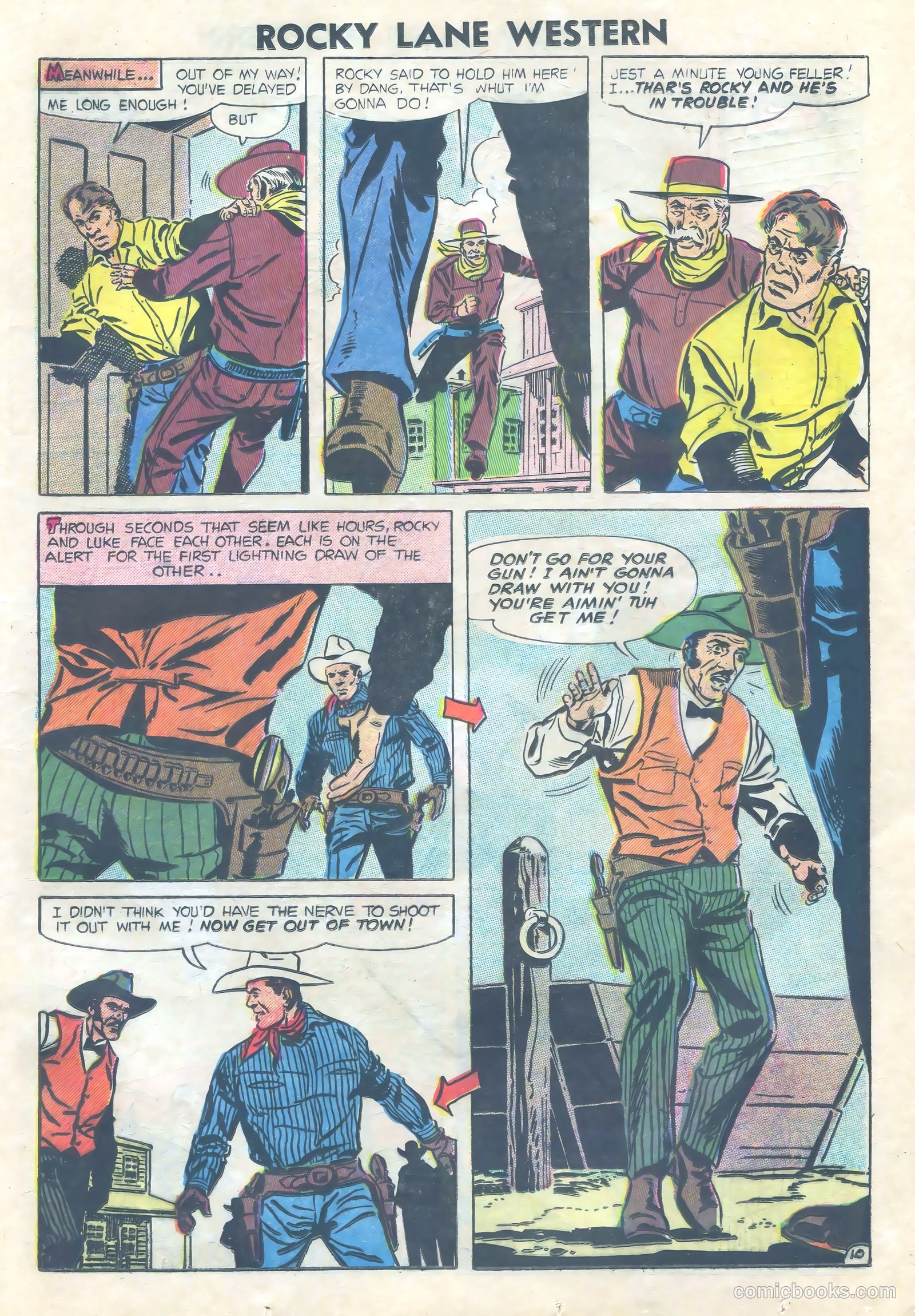 Rocky Lane Western #73 — page 13 of 36