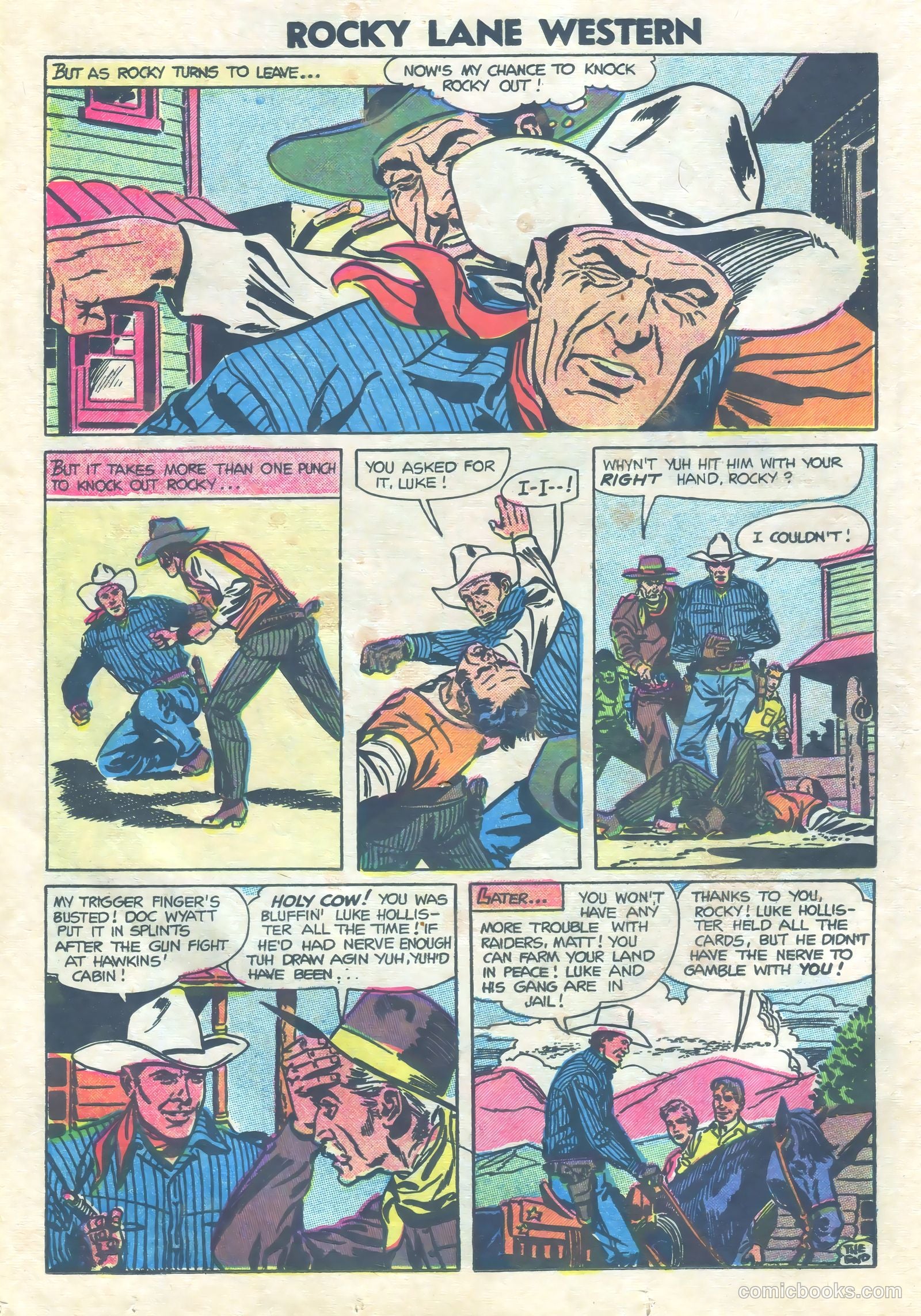 Rocky Lane Western #73 — page 14 of 36