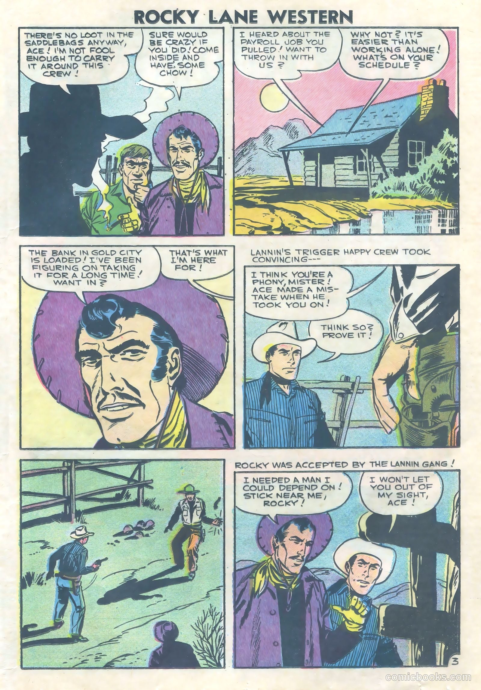 Rocky Lane Western #73 — page 21 of 36