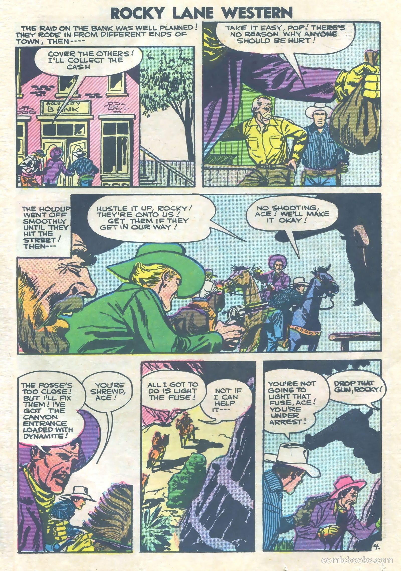 Rocky Lane Western #73 — page 23 of 36