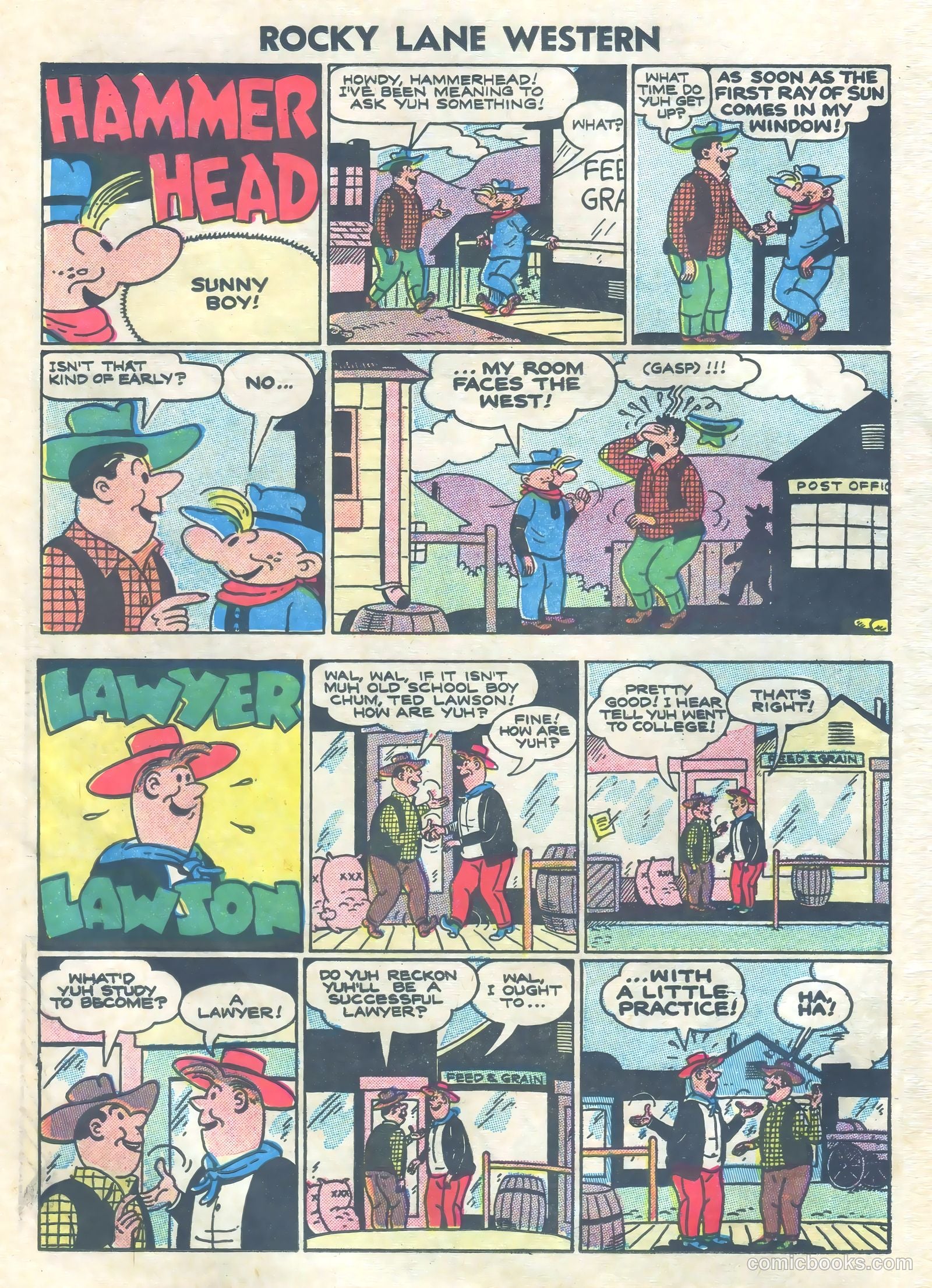 Rocky Lane Western #73 — page 26 of 36