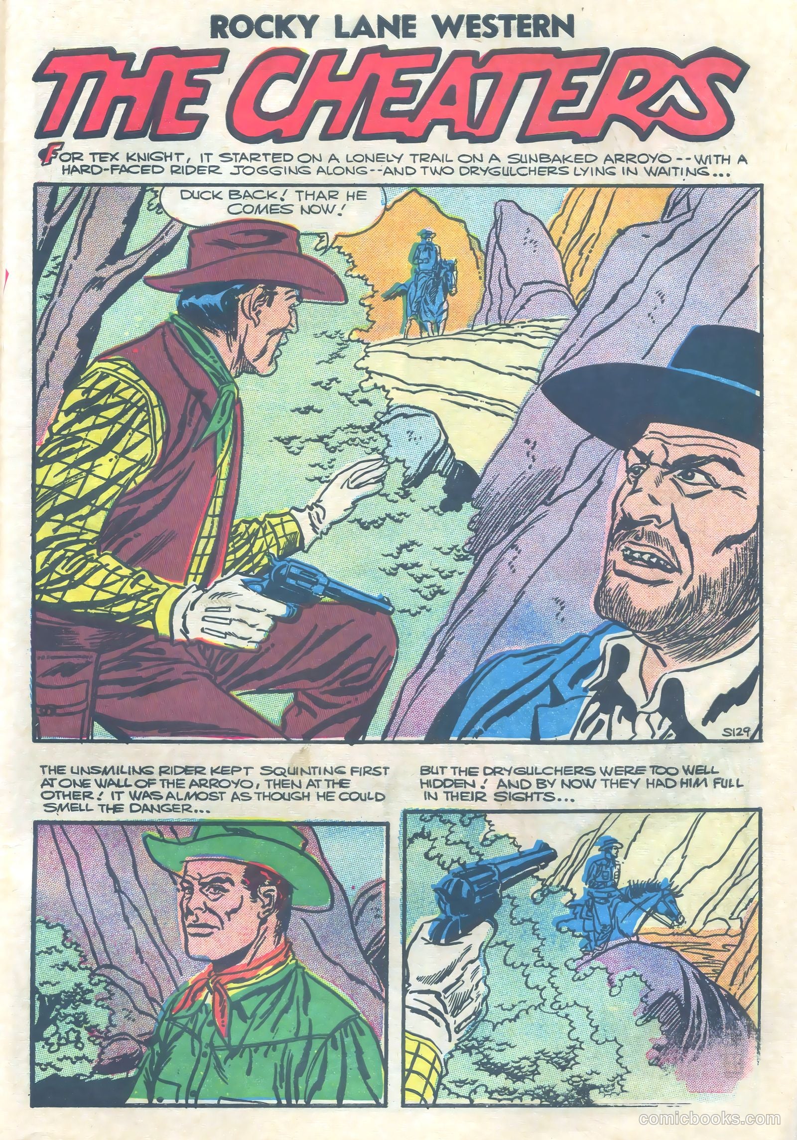Rocky Lane Western #73 — page 27 of 36