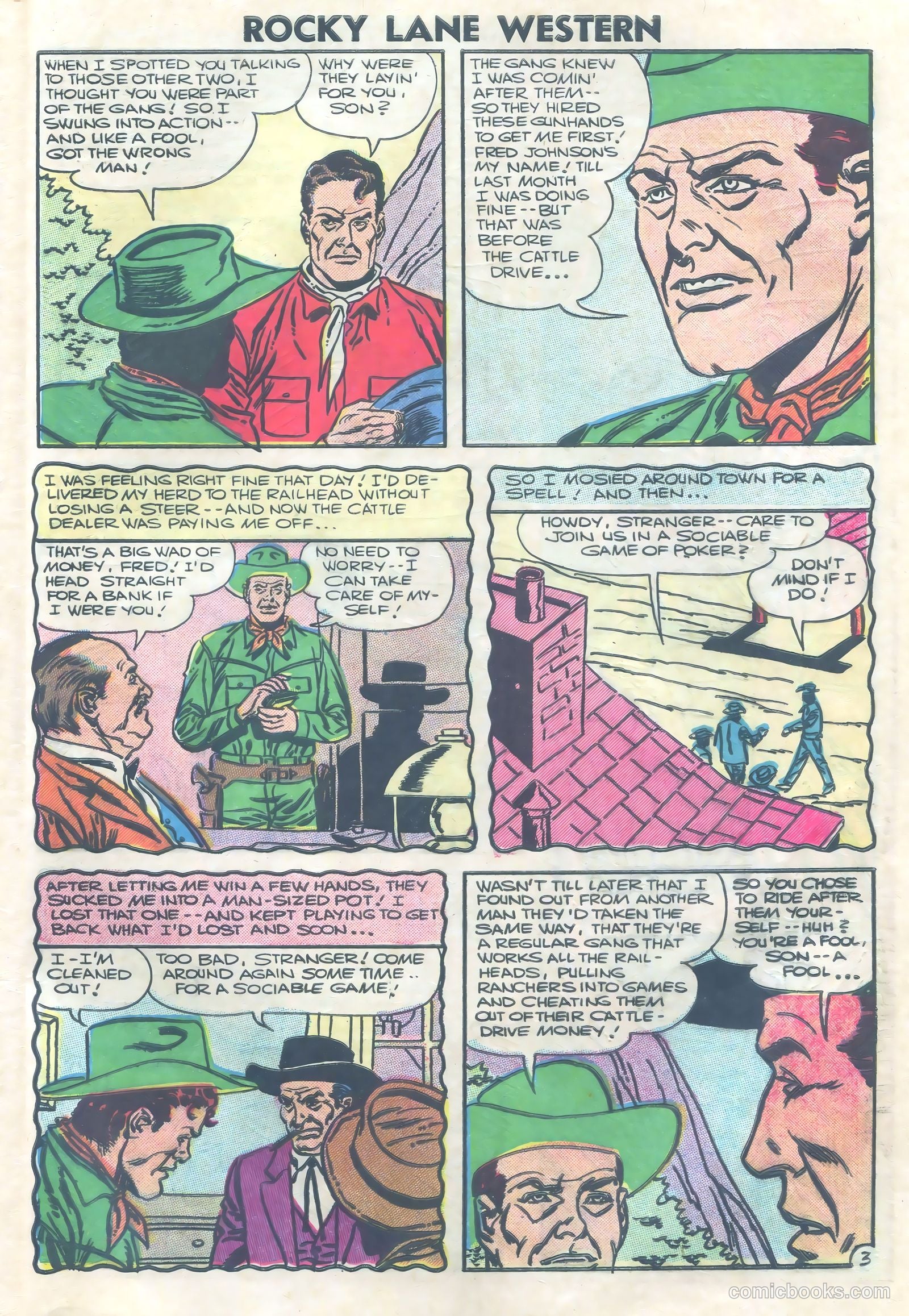 Rocky Lane Western #73 — page 29 of 36