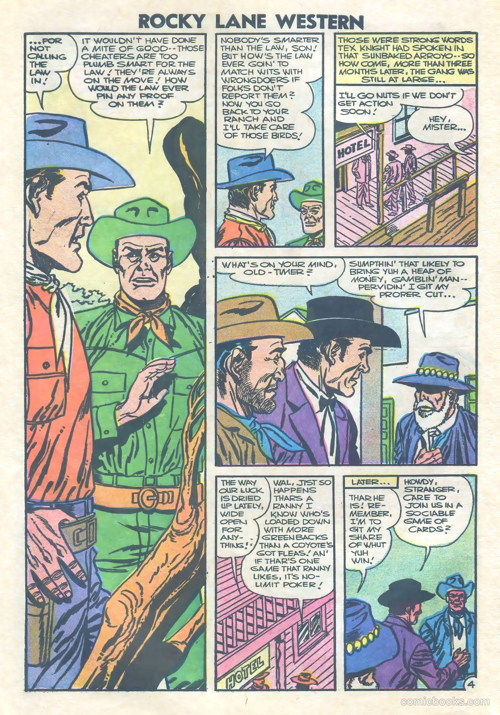 Rocky Lane Western #73 — page 30 of 36