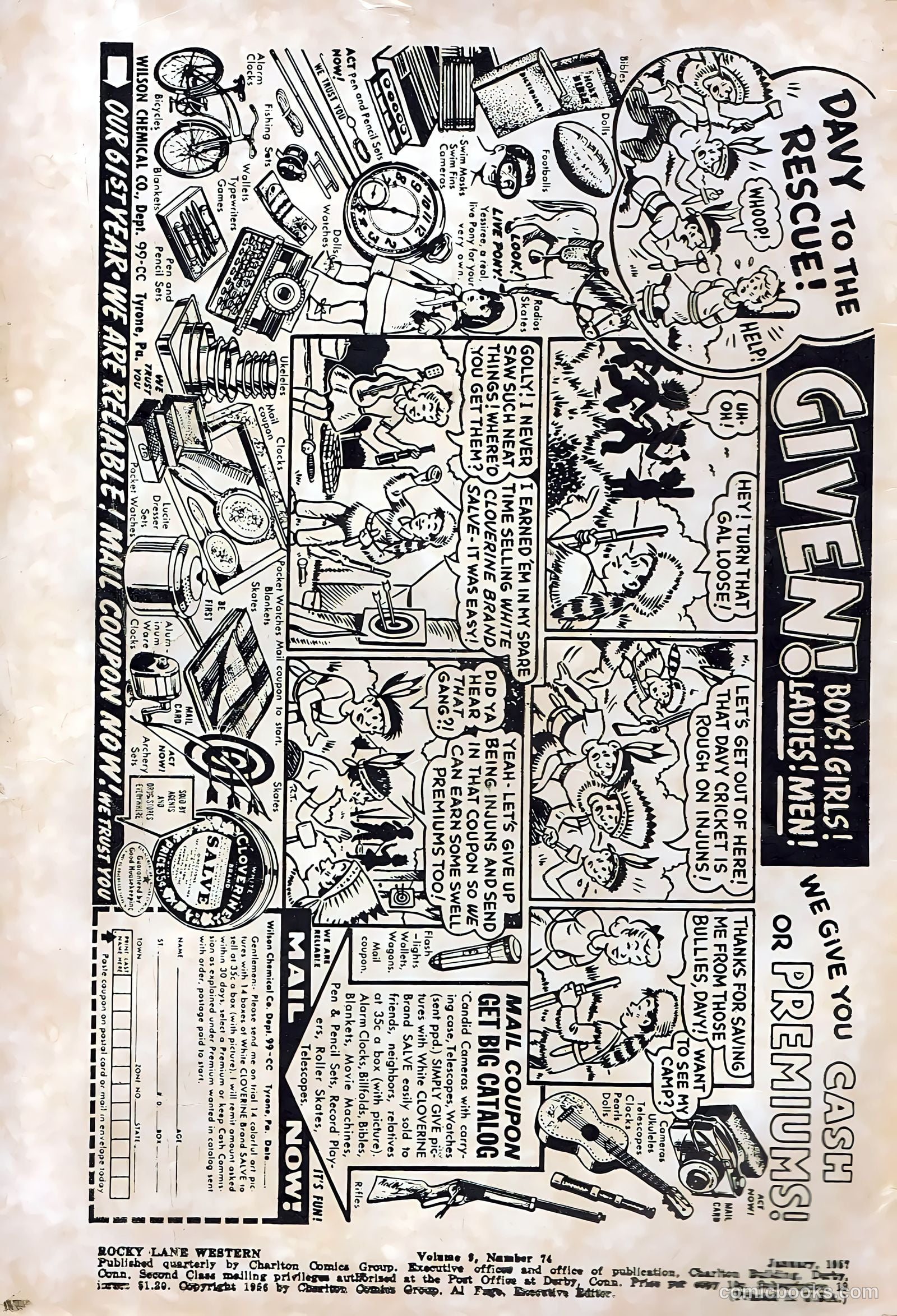 Rocky Lane Western #74 — page 2 of 36