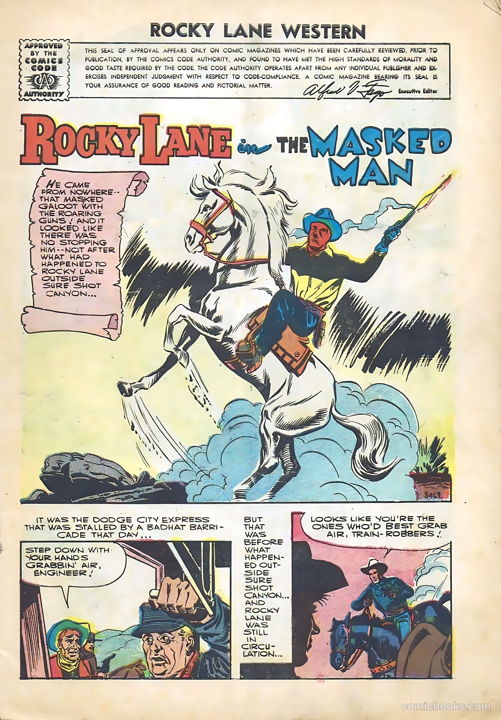 Rocky Lane Western #74 — page 3 of 36