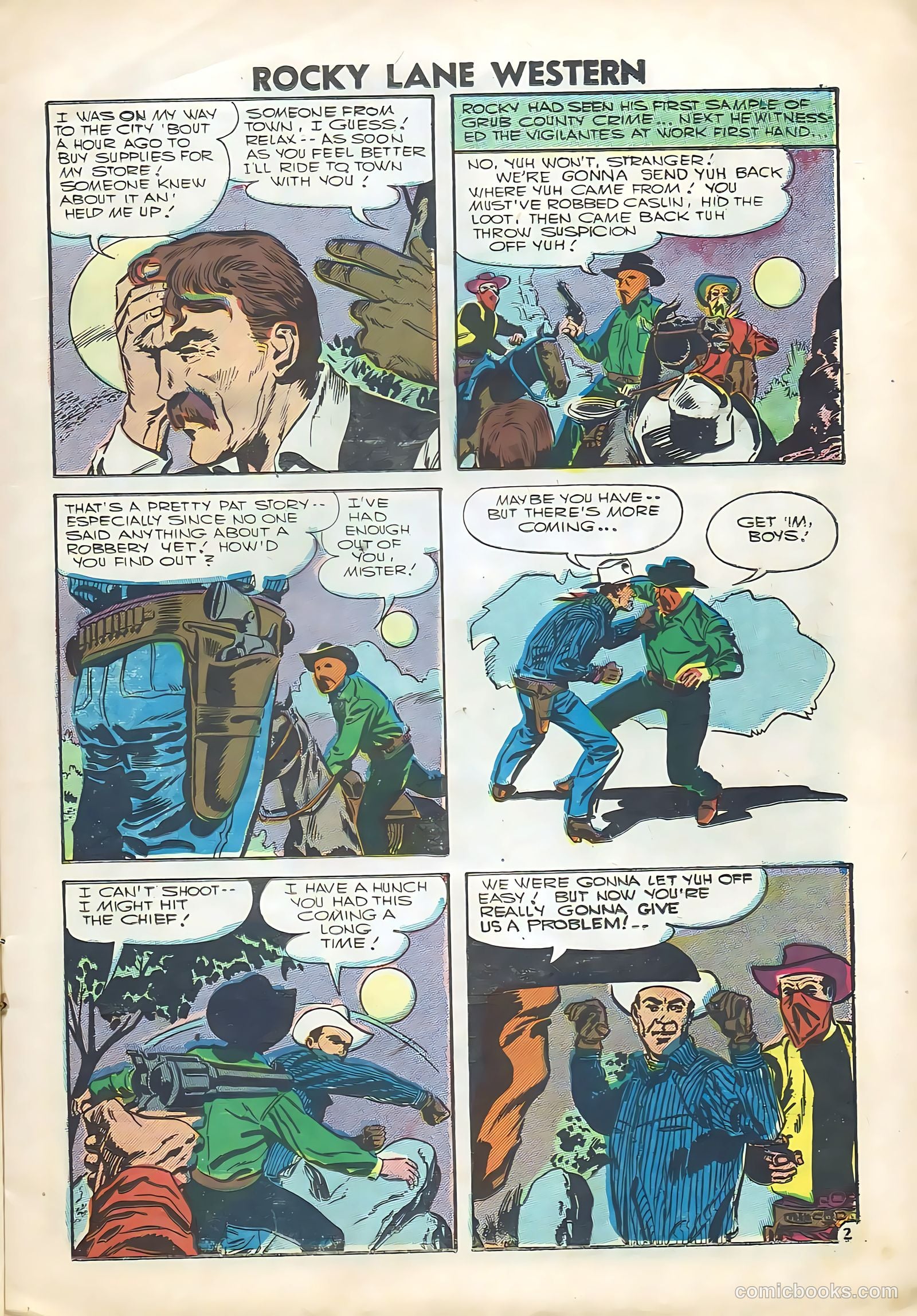 Rocky Lane Western #74 — page 11 of 36