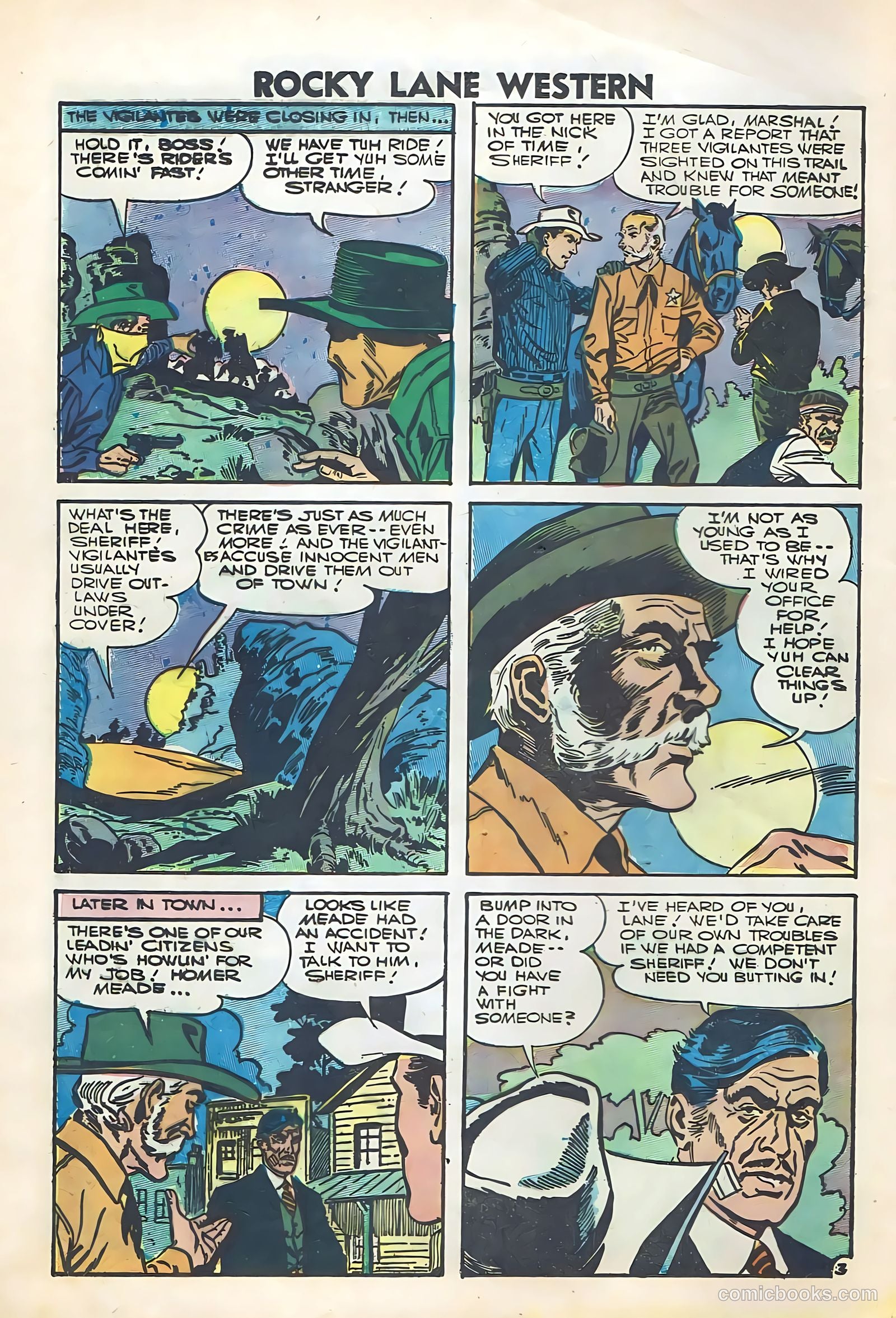 Rocky Lane Western #74 — page 12 of 36