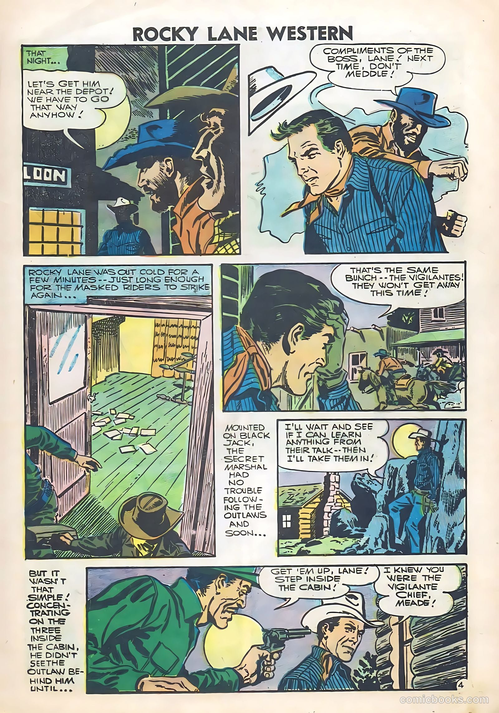 Rocky Lane Western #74 — page 13 of 36