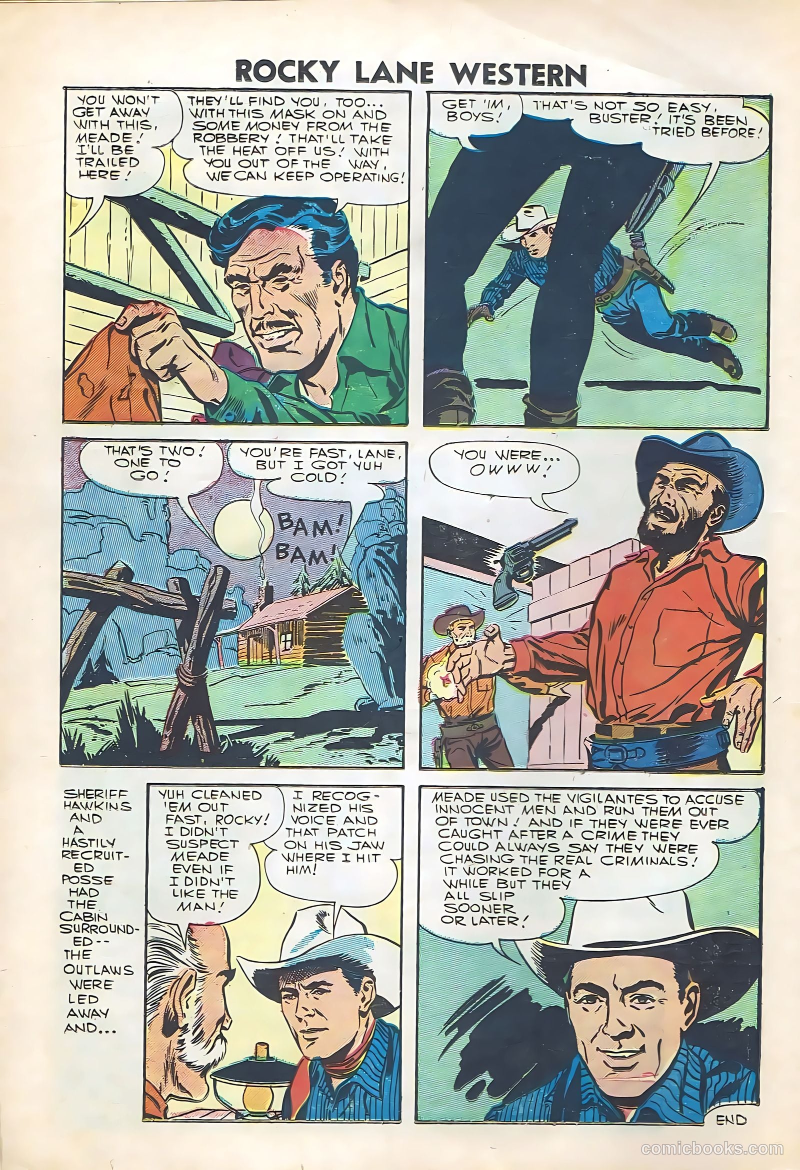Rocky Lane Western #74 — page 14 of 36
