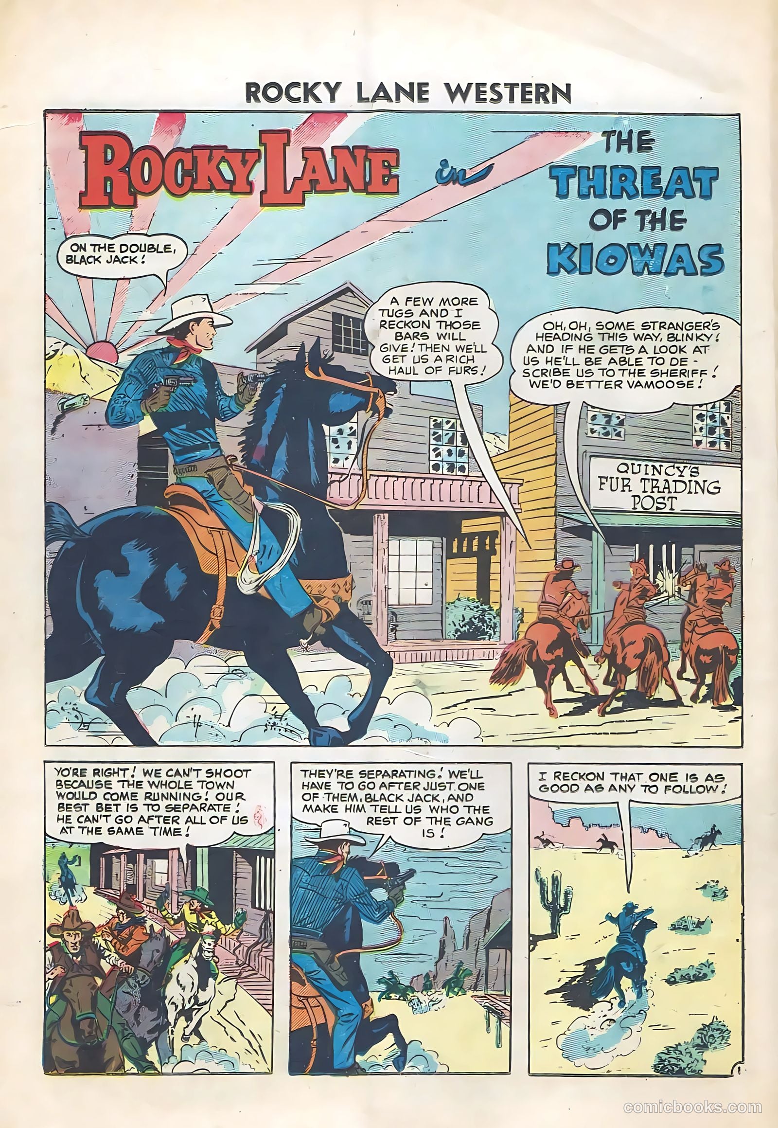 Rocky Lane Western #74 — page 18 of 36