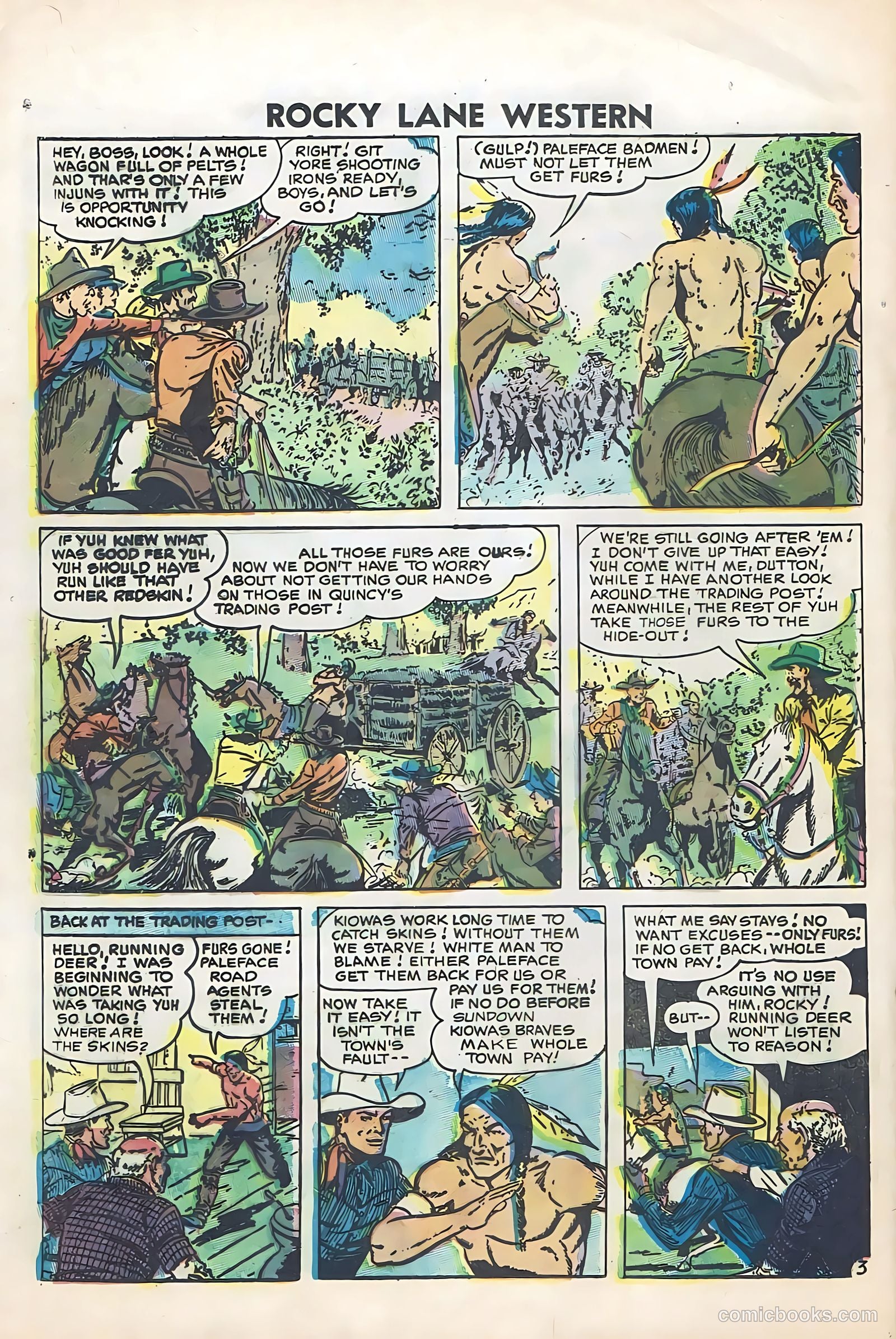 Rocky Lane Western #74 — page 20 of 36