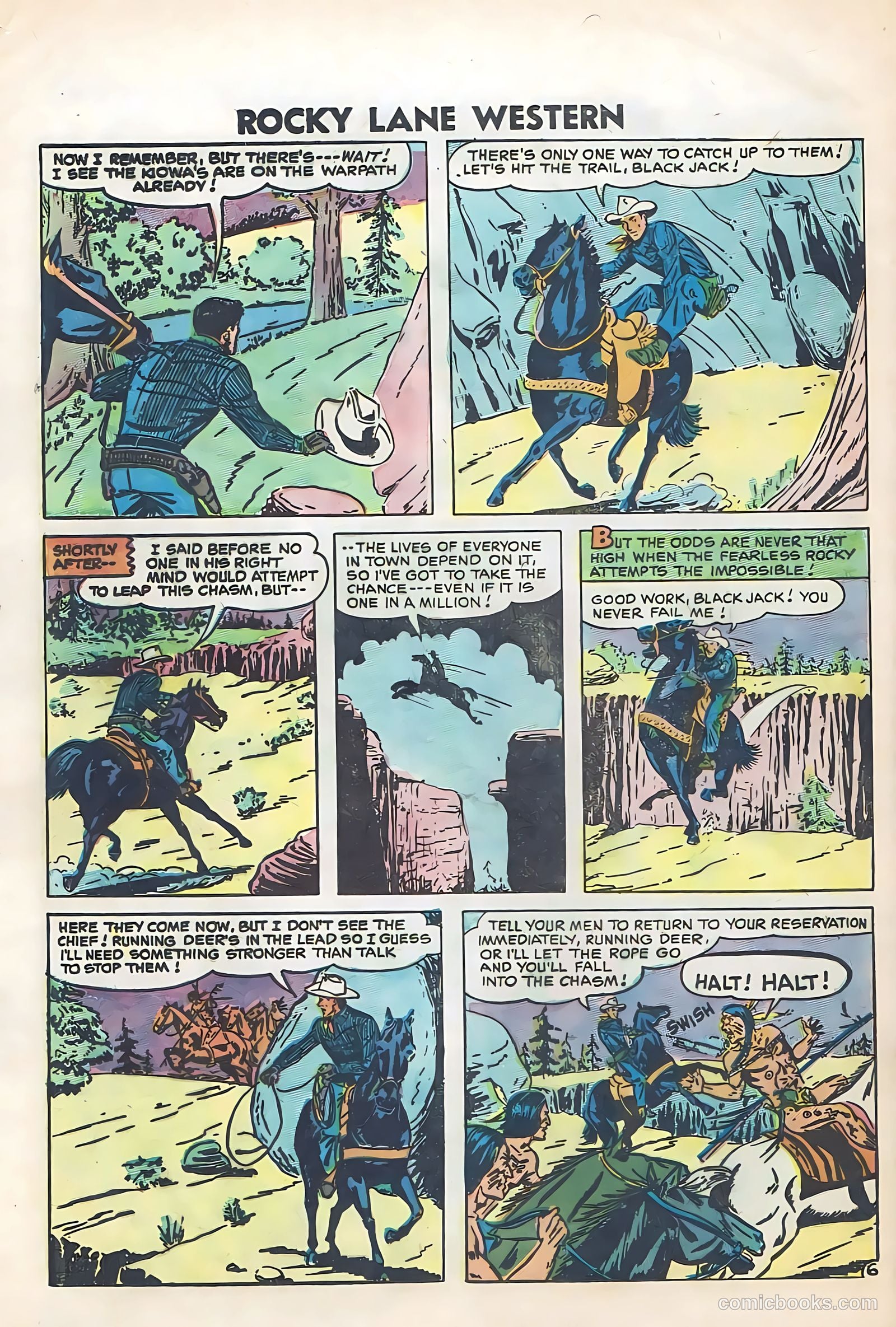 Rocky Lane Western #74 — page 24 of 36