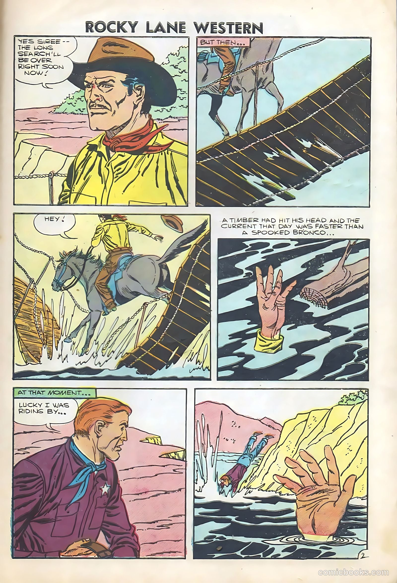 Rocky Lane Western #74 — page 27 of 36