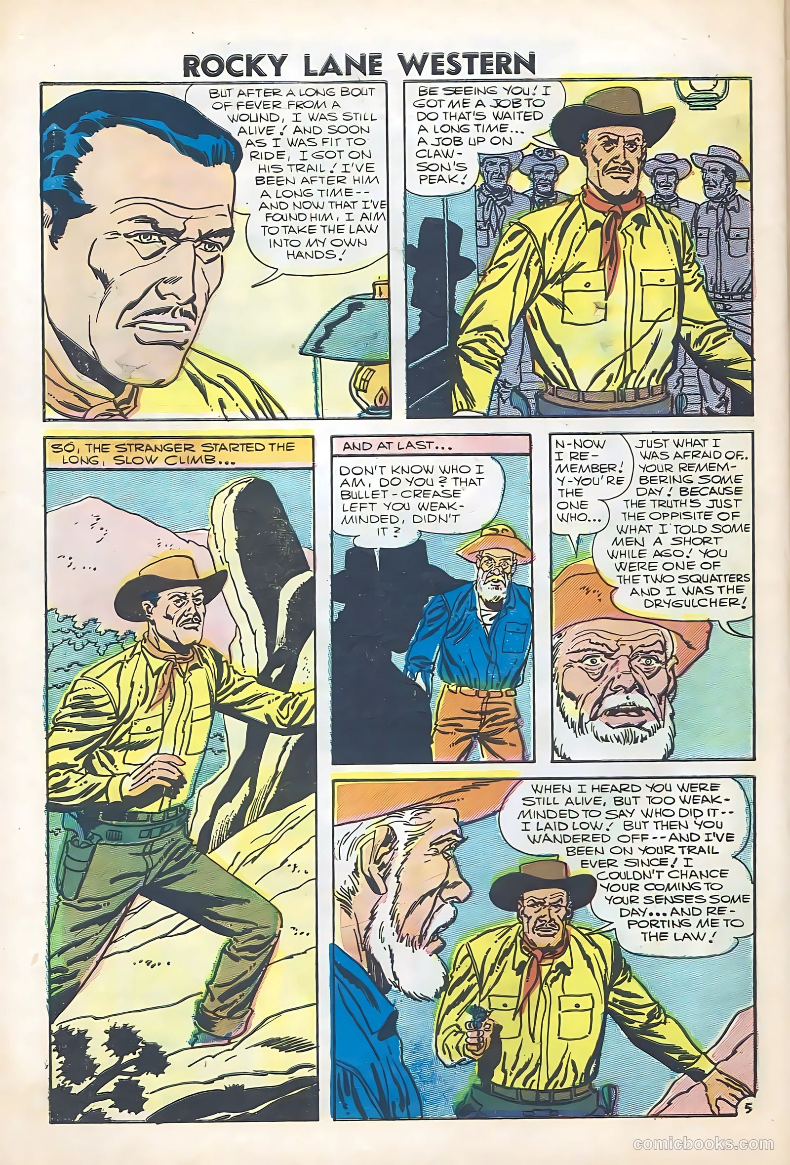 Rocky Lane Western #74 — page 30 of 36