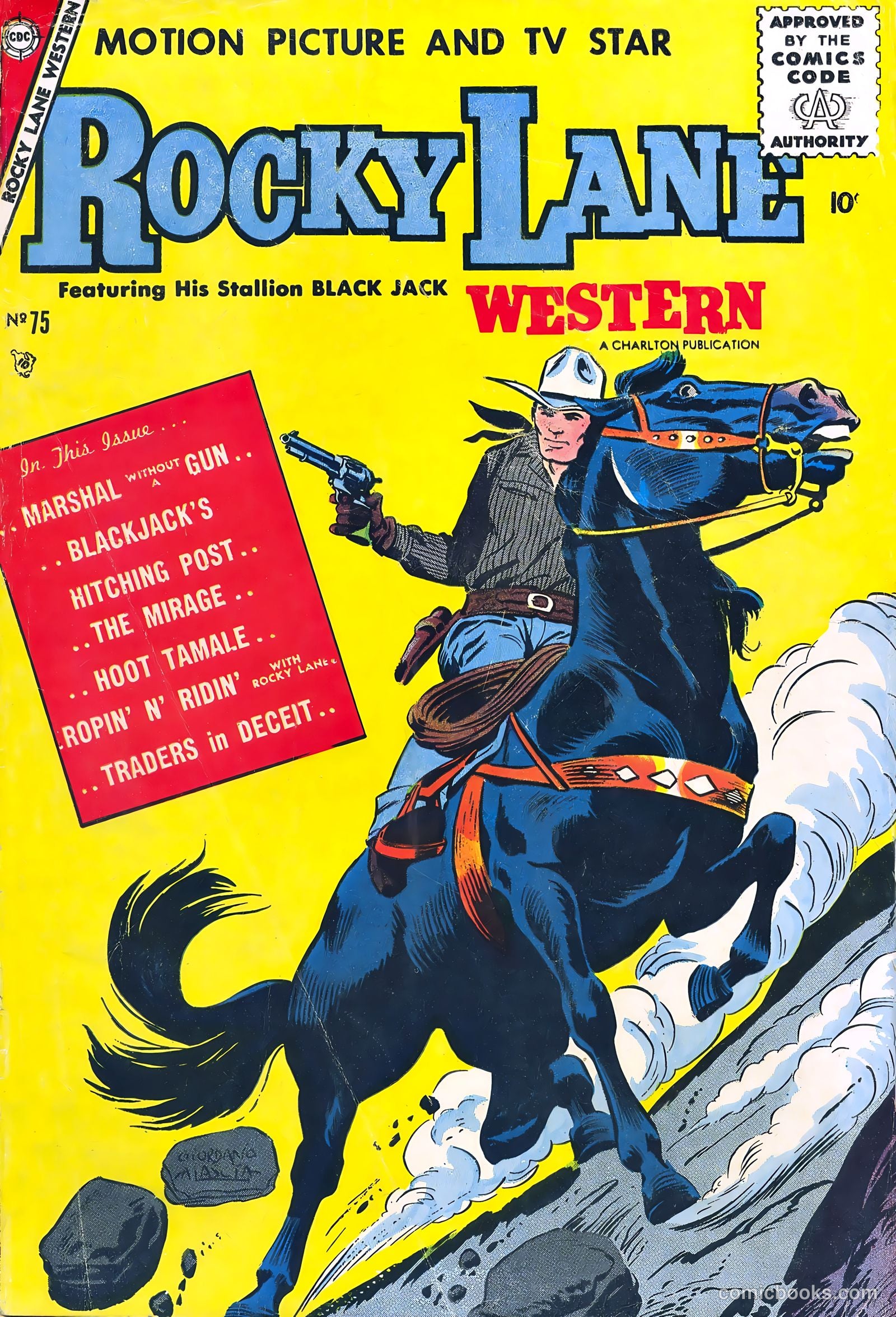 Rocky Lane Western #75 — page 1 of 36