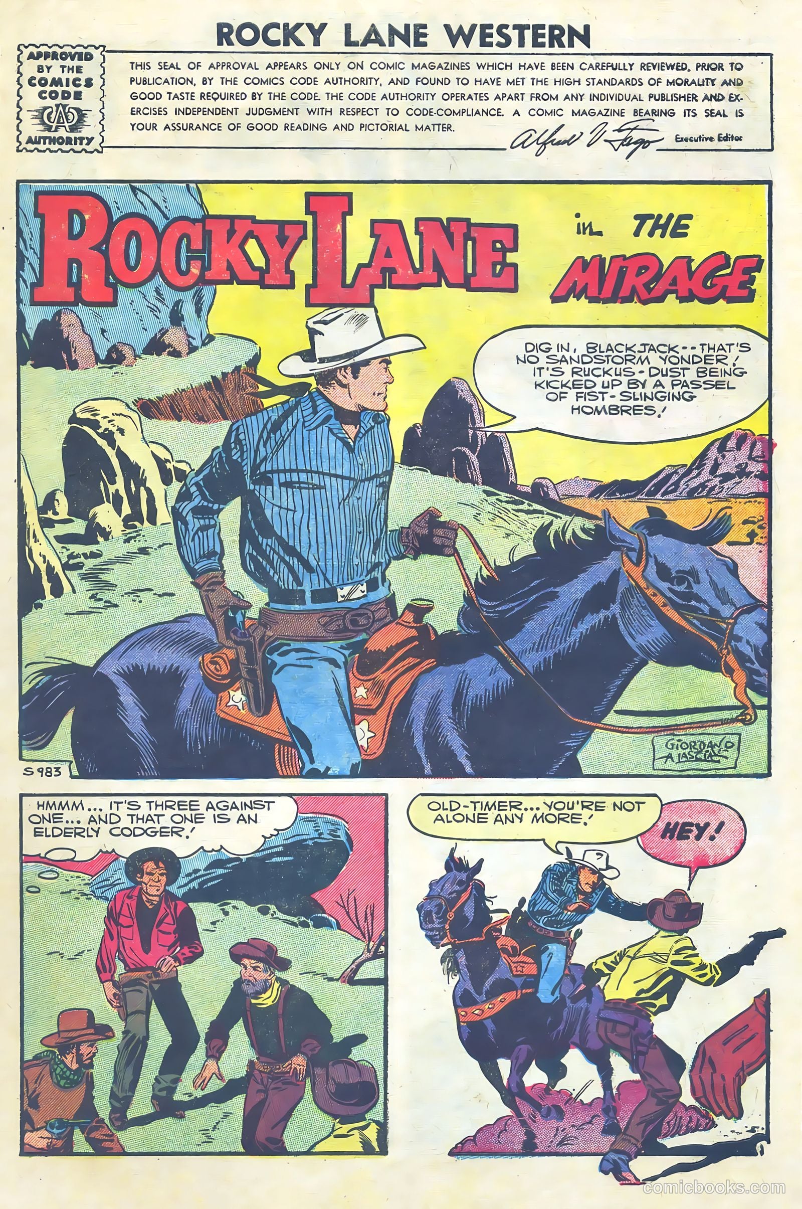 Rocky Lane Western #75 — page 3 of 36