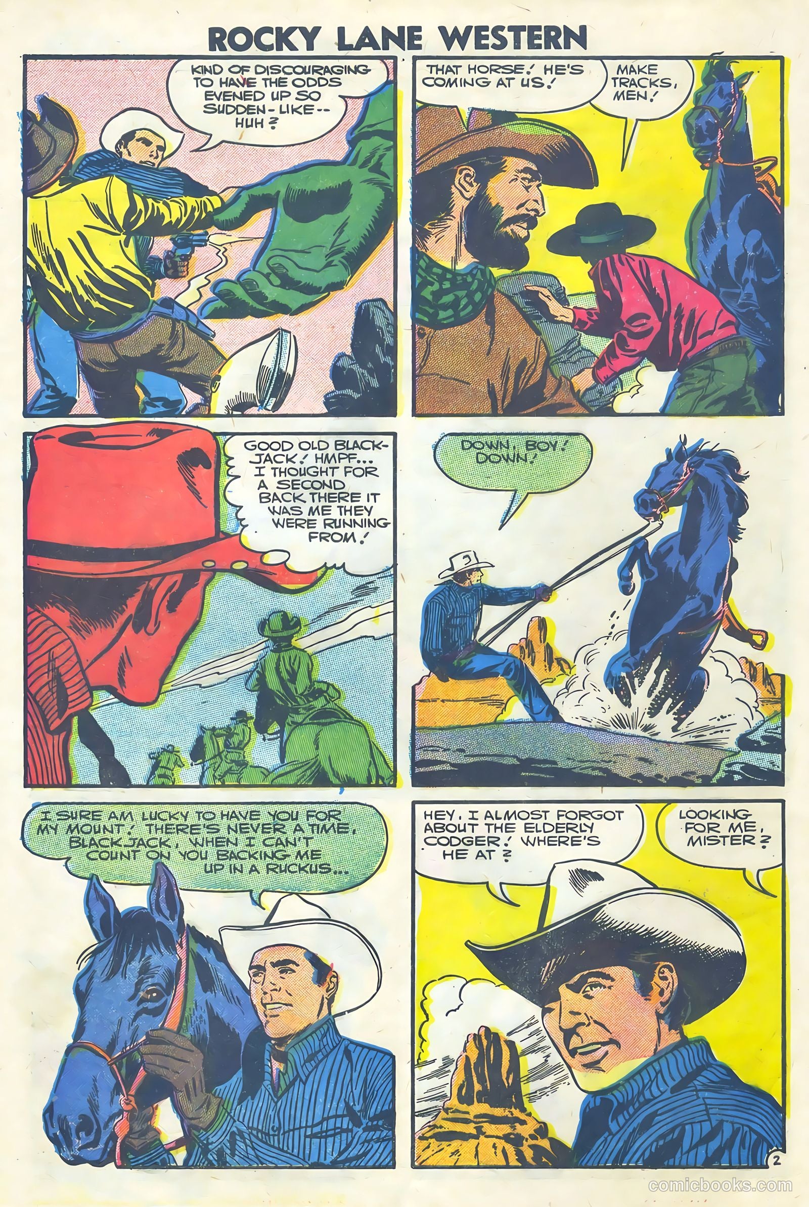 Rocky Lane Western #75 — page 4 of 36