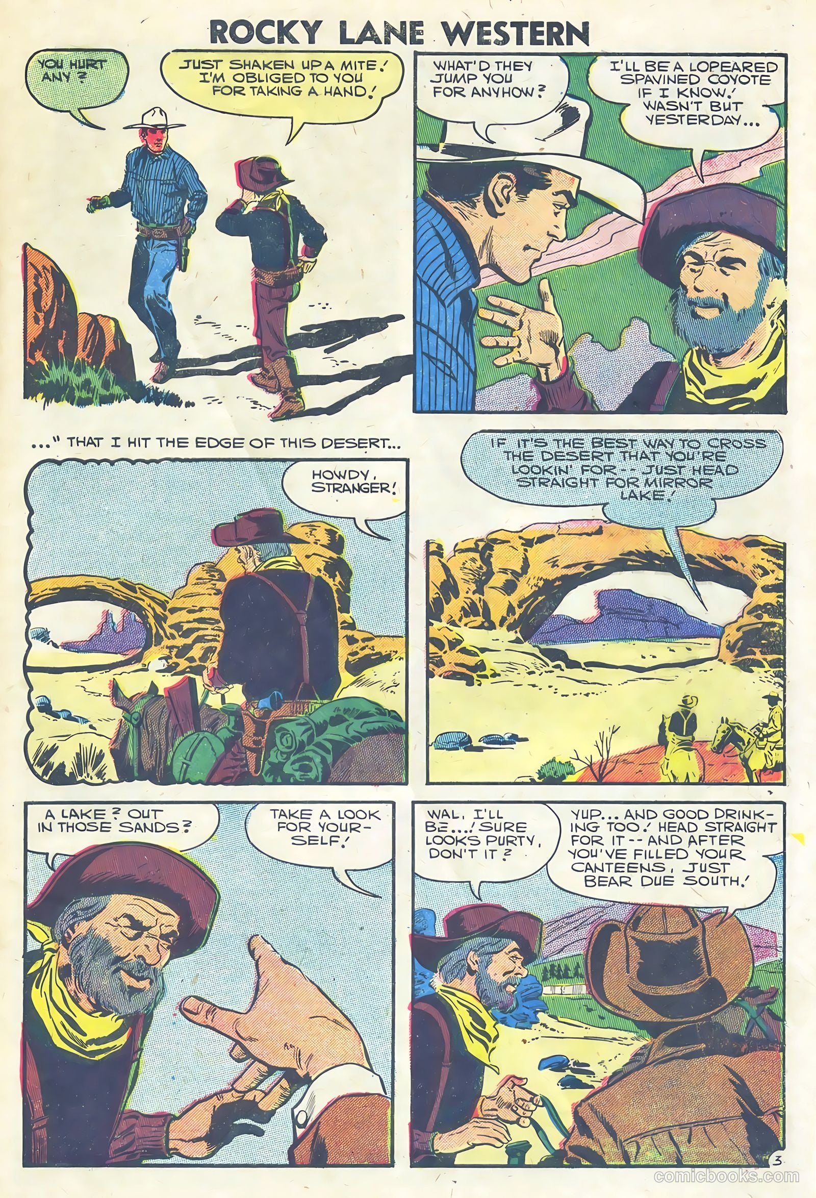 Rocky Lane Western #75 — page 5 of 36