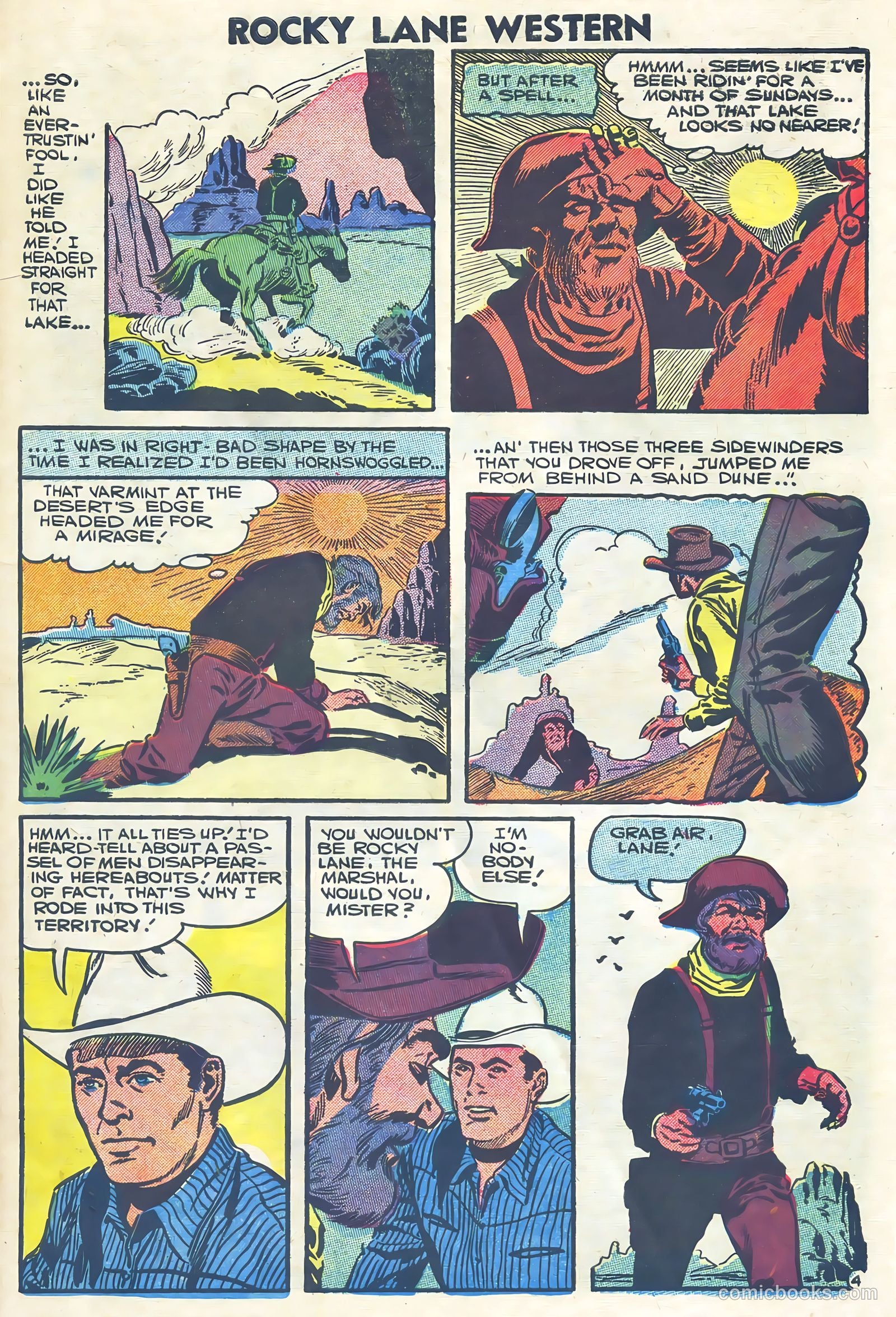 Rocky Lane Western #75 — page 7 of 36