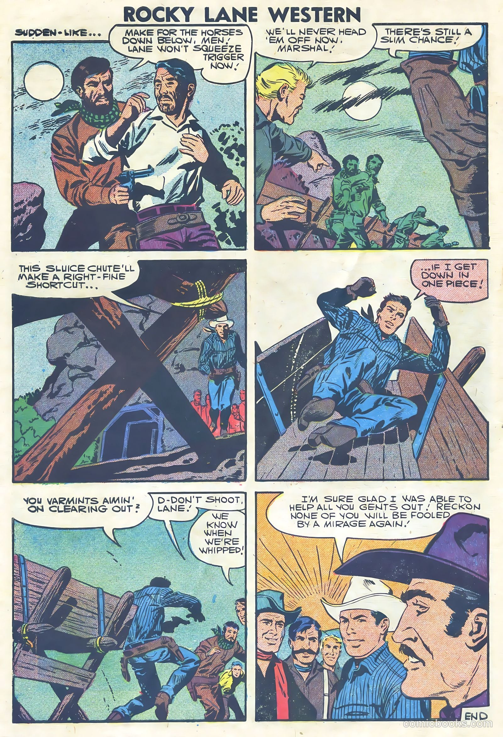 Rocky Lane Western #75 — page 10 of 36