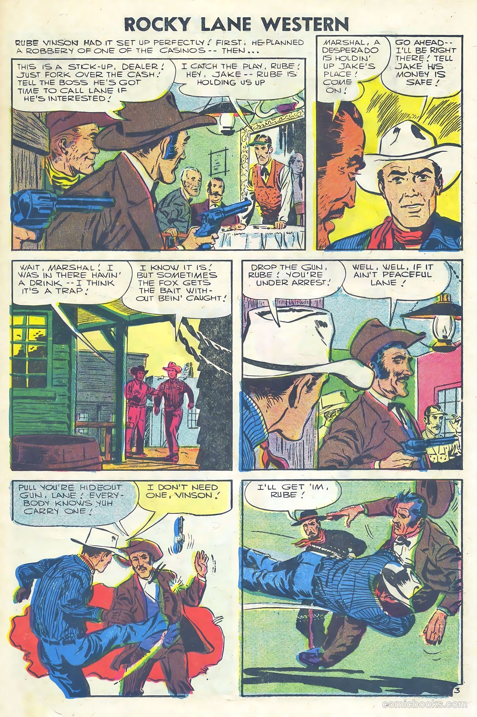 Rocky Lane Western #75 — page 13 of 36
