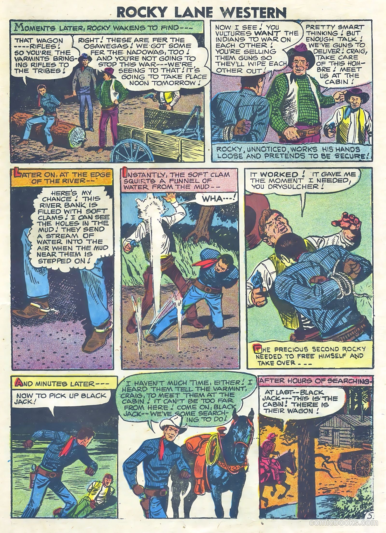 Rocky Lane Western #75 — page 23 of 36