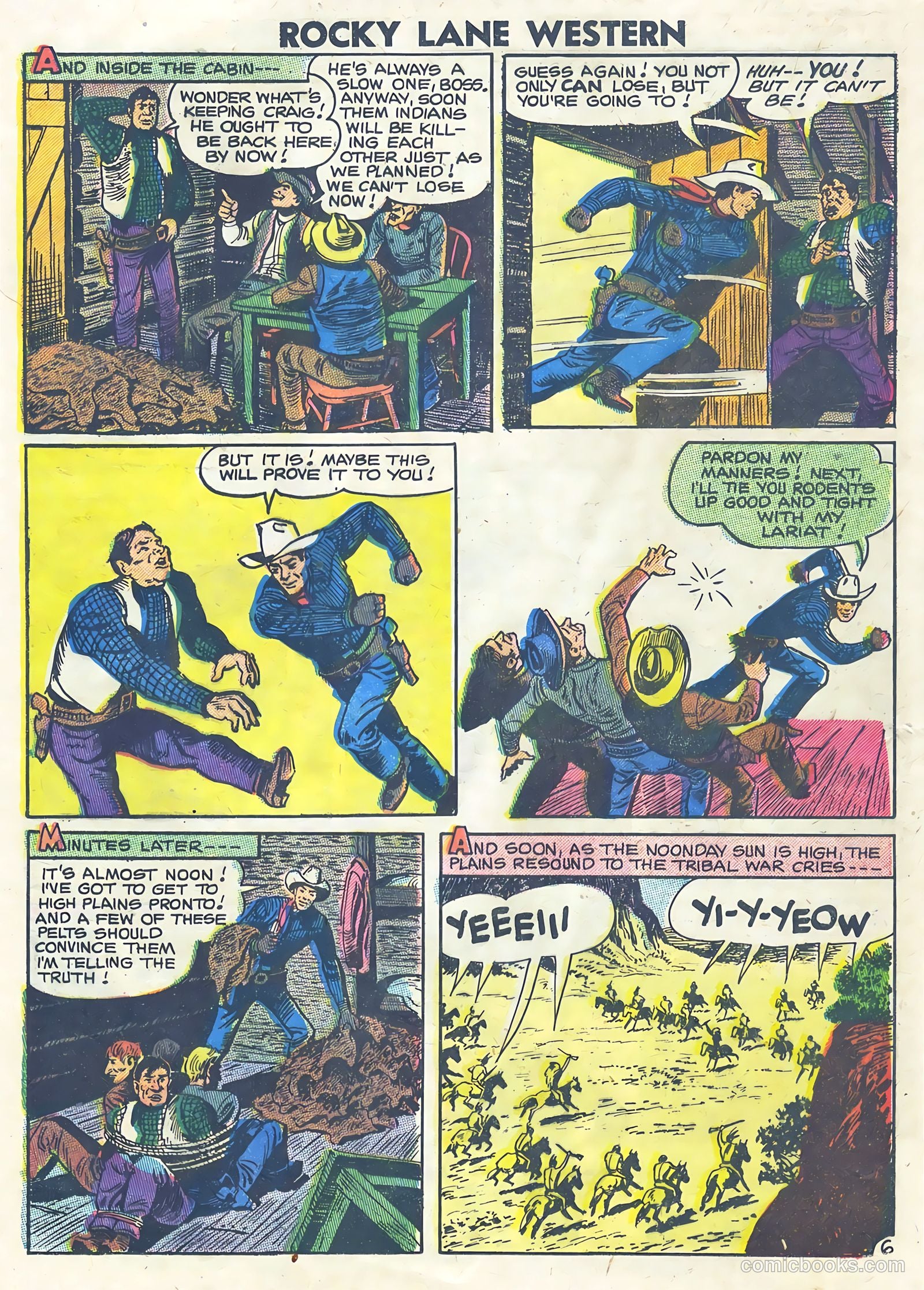 Rocky Lane Western #75 — page 24 of 36