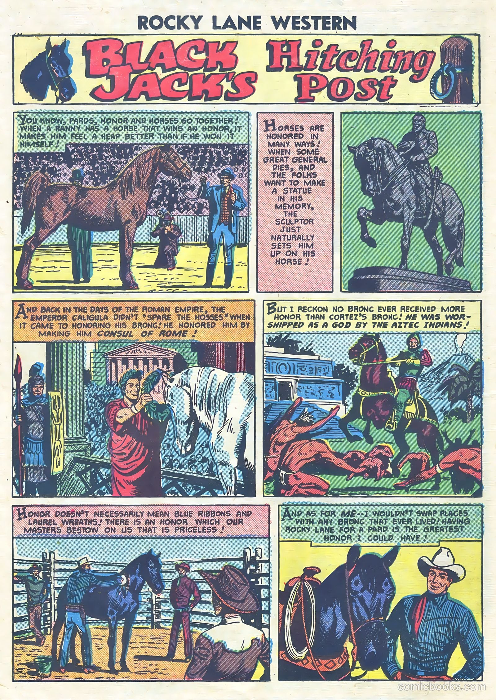 Rocky Lane Western #75 — page 26 of 36