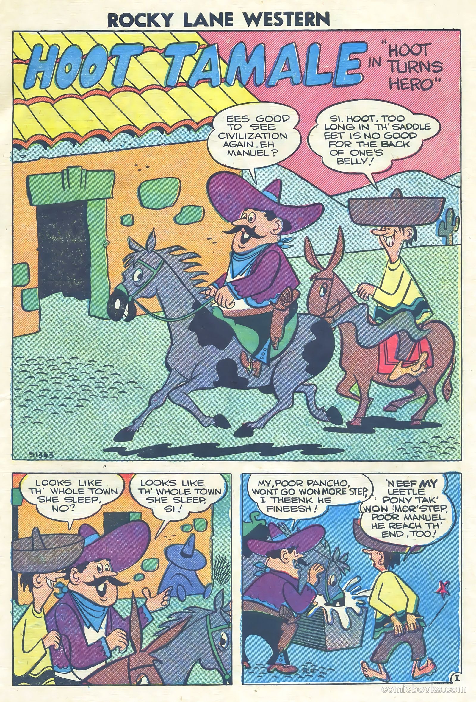 Rocky Lane Western #75 — page 27 of 36