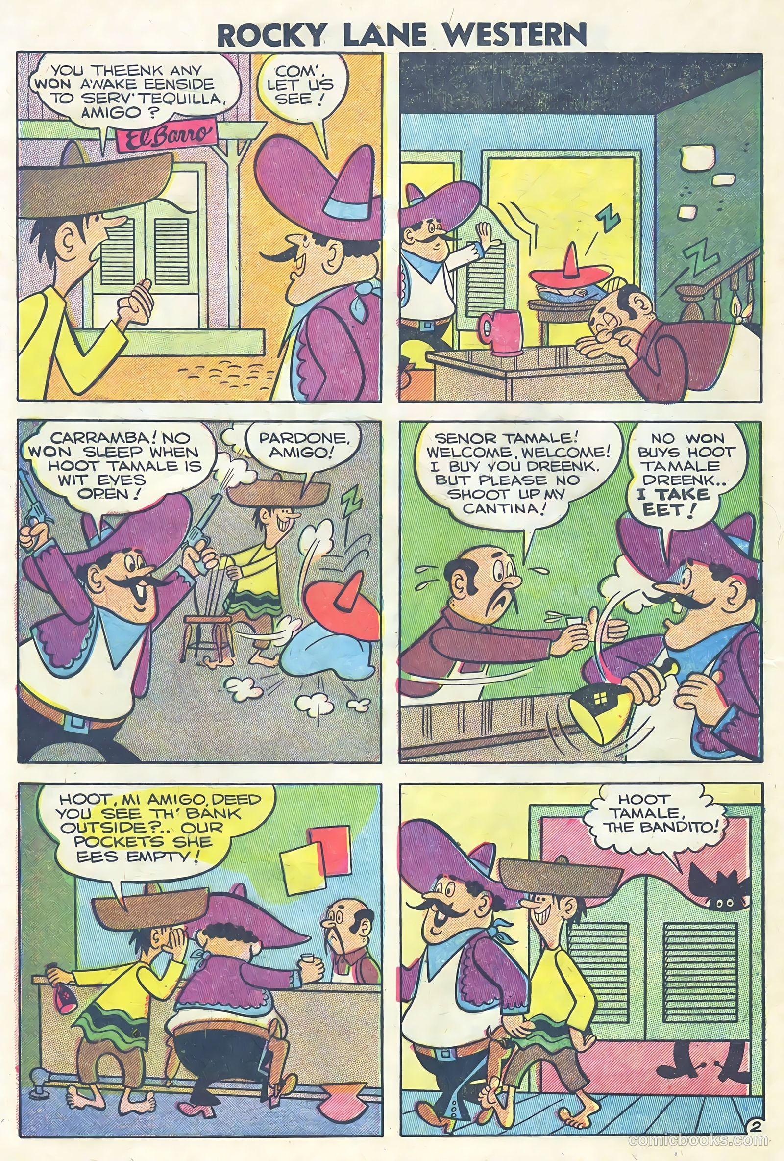 Rocky Lane Western #75 — page 28 of 36