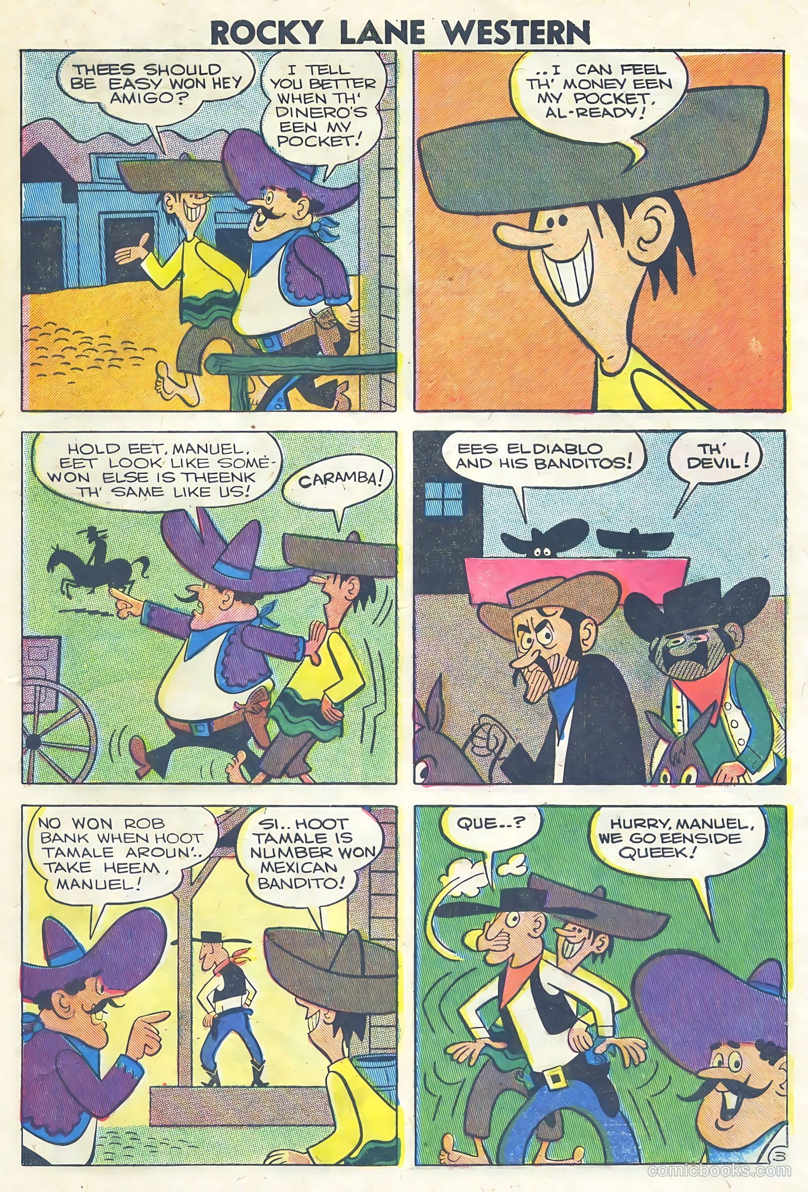 Rocky Lane Western #75 — page 29 of 36