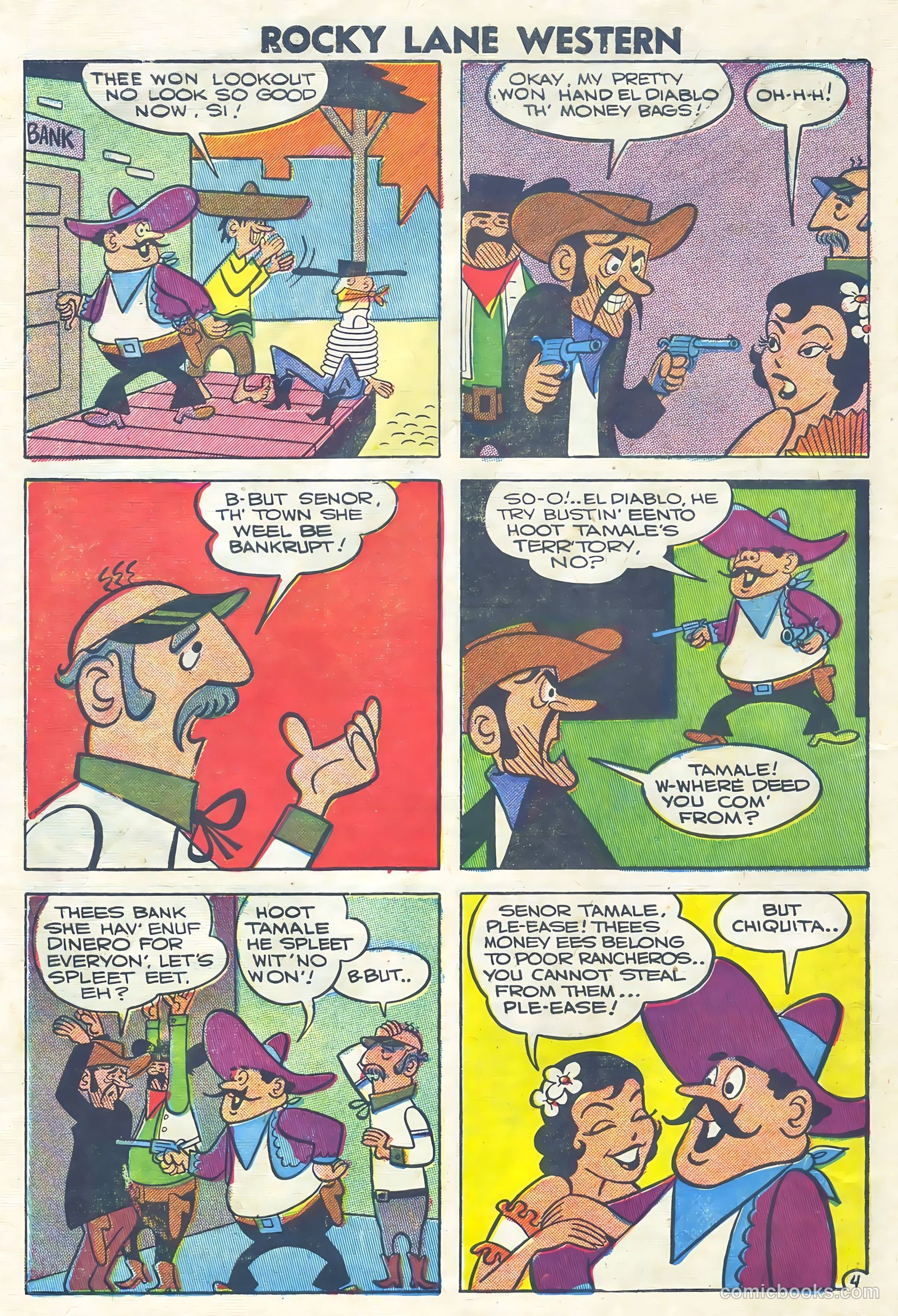 Rocky Lane Western #75 — page 30 of 36