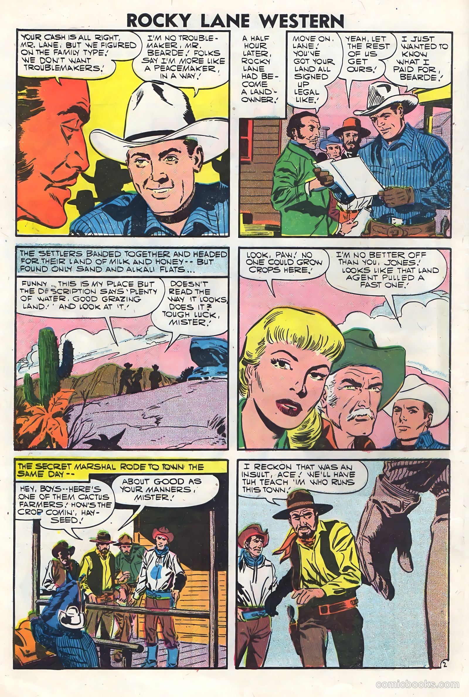 Rocky Lane Western #76 — page 4 of 36