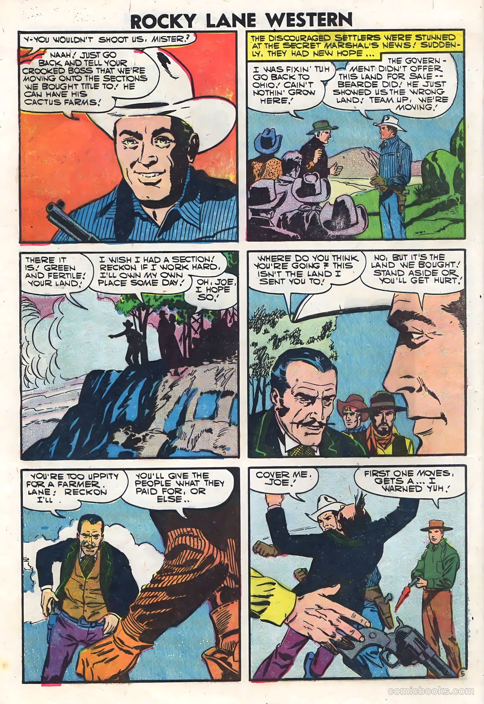 Rocky Lane Western #76 — page 8 of 36
