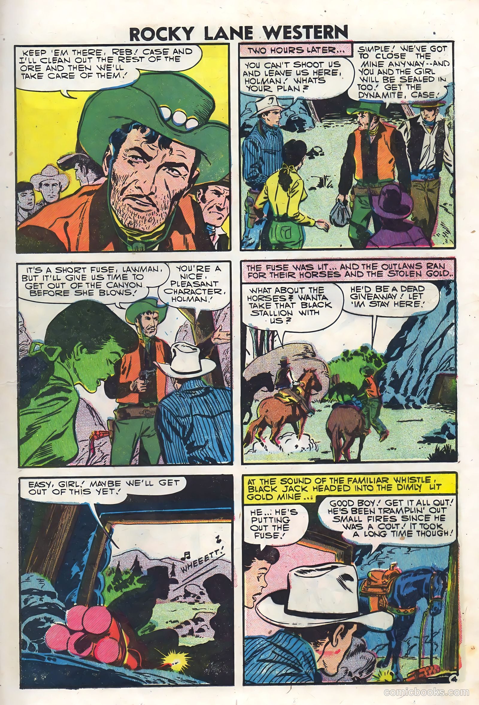 Rocky Lane Western #76 — page 13 of 36
